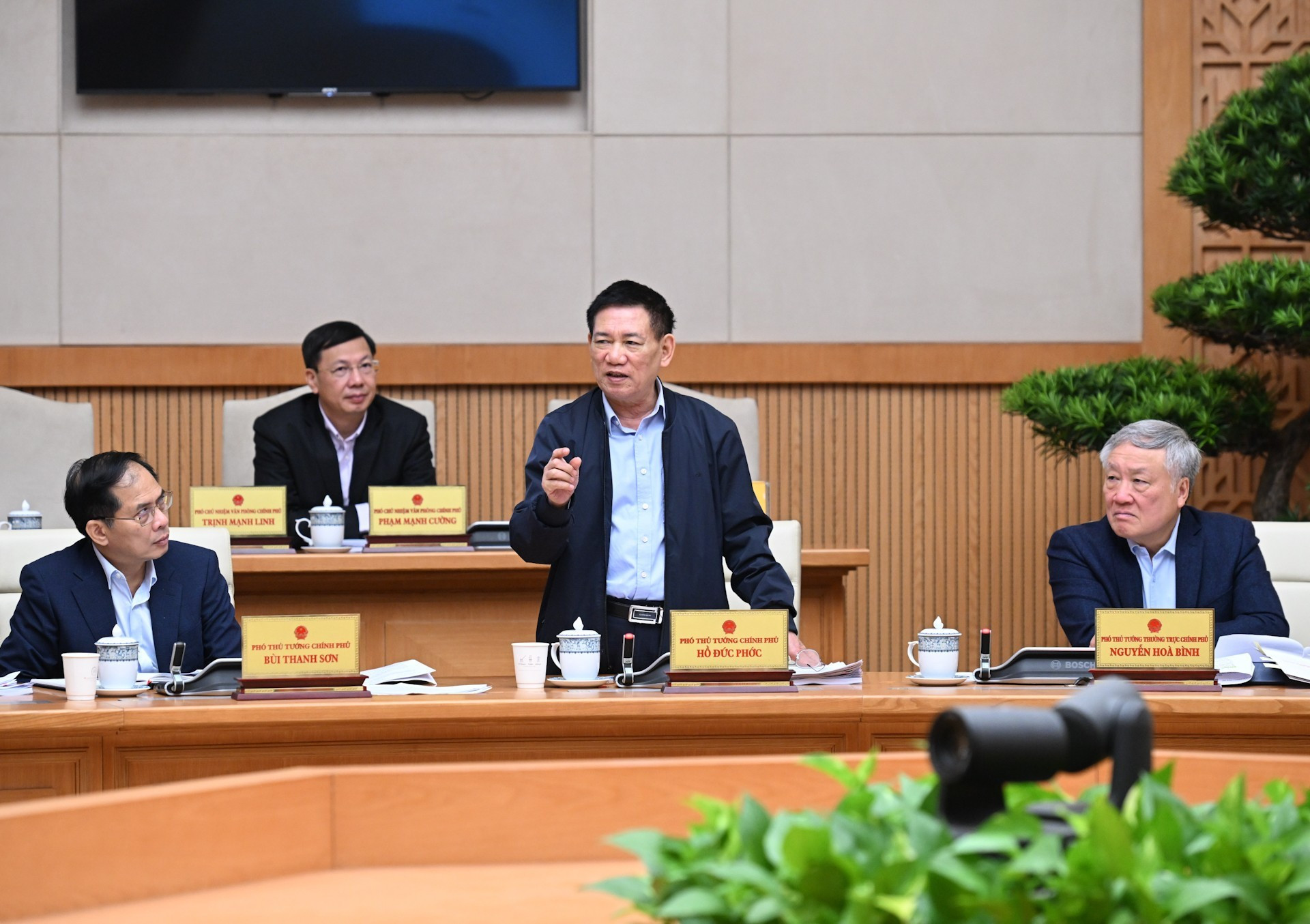 El viceprimer ministro Ho Duc Phoc en el evento.