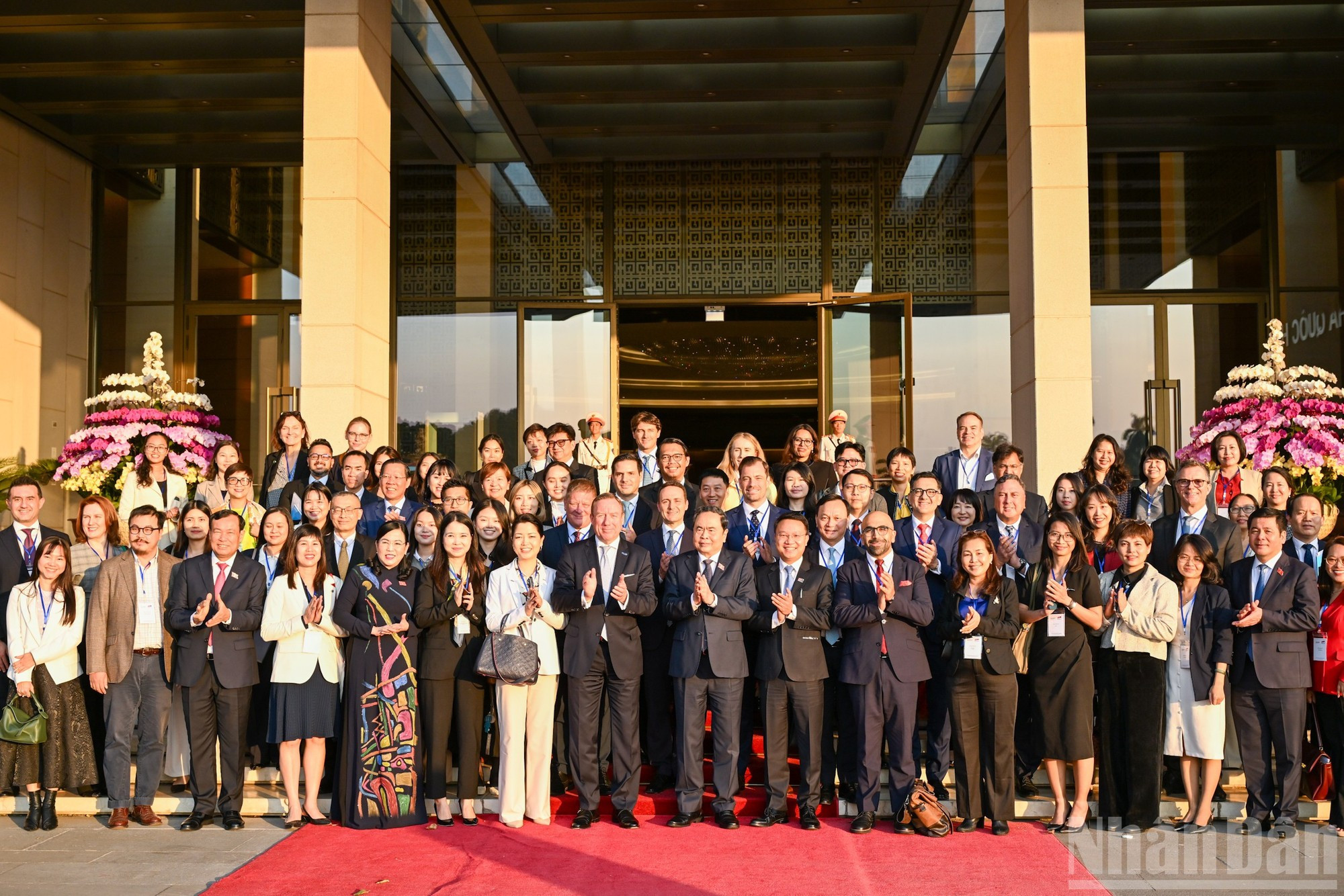 Delegados en el evento.