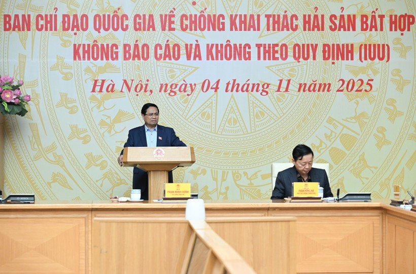 El primer ministro de Vietnam, Pham Minh Chinh, preside la 20ª reunión del Comité Directivo Nacional para la lucha contra la pesca ilegal, no declarada y no reglamentada (INDNR).