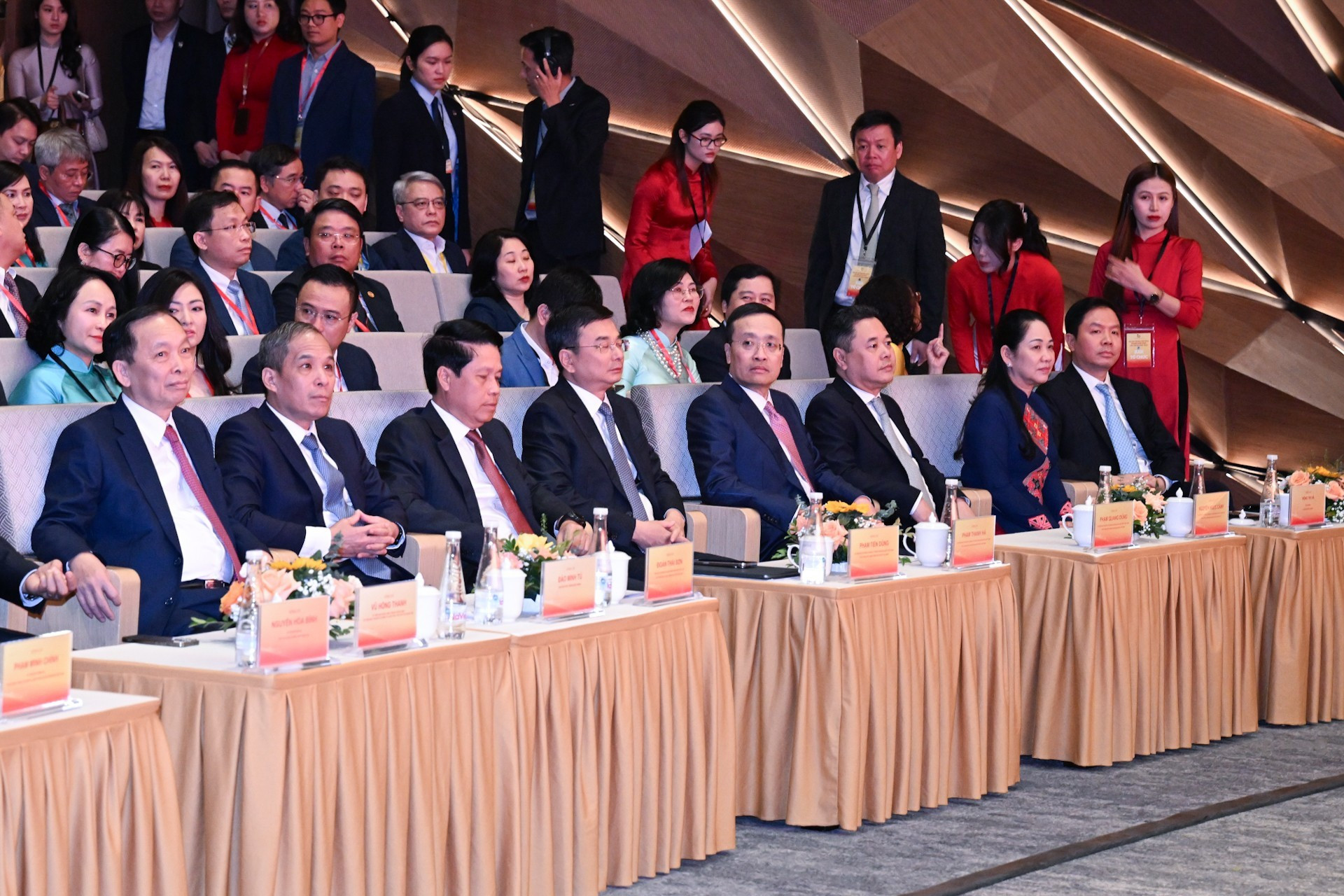 Delegados en el evento.