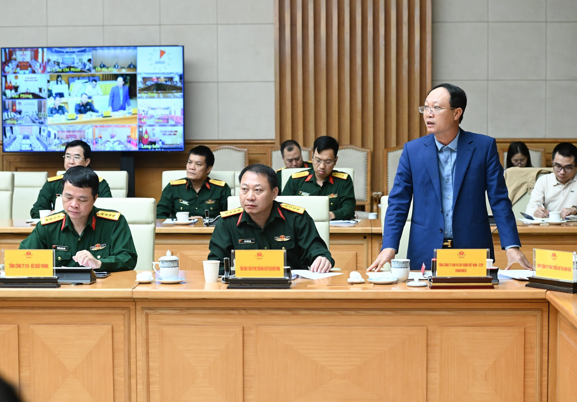 El representante de la Corporación de Construcción e Importación-Exportación de Vietnam, en el evento.