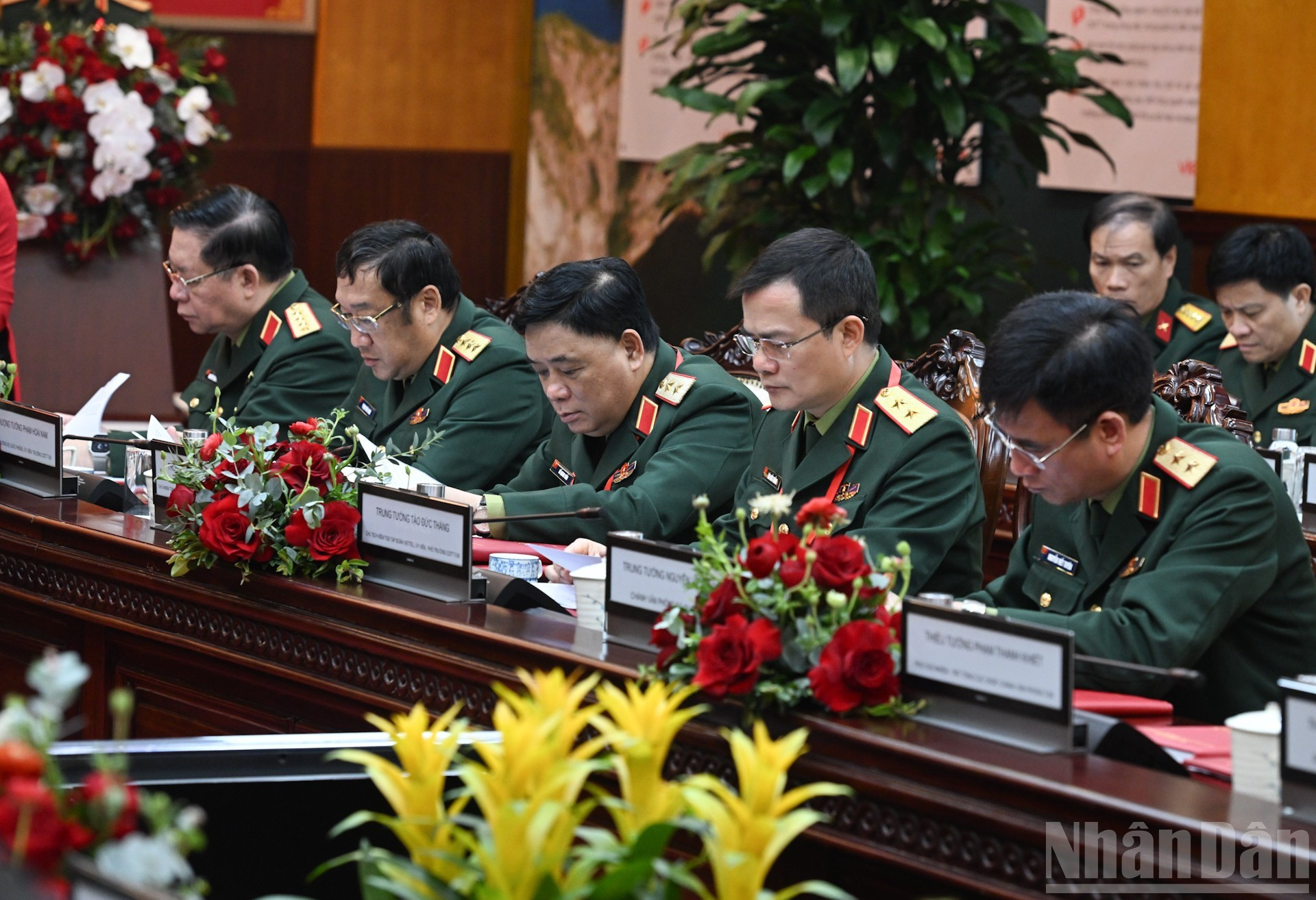 Miembros del Ministerio de Defensa en el evento.