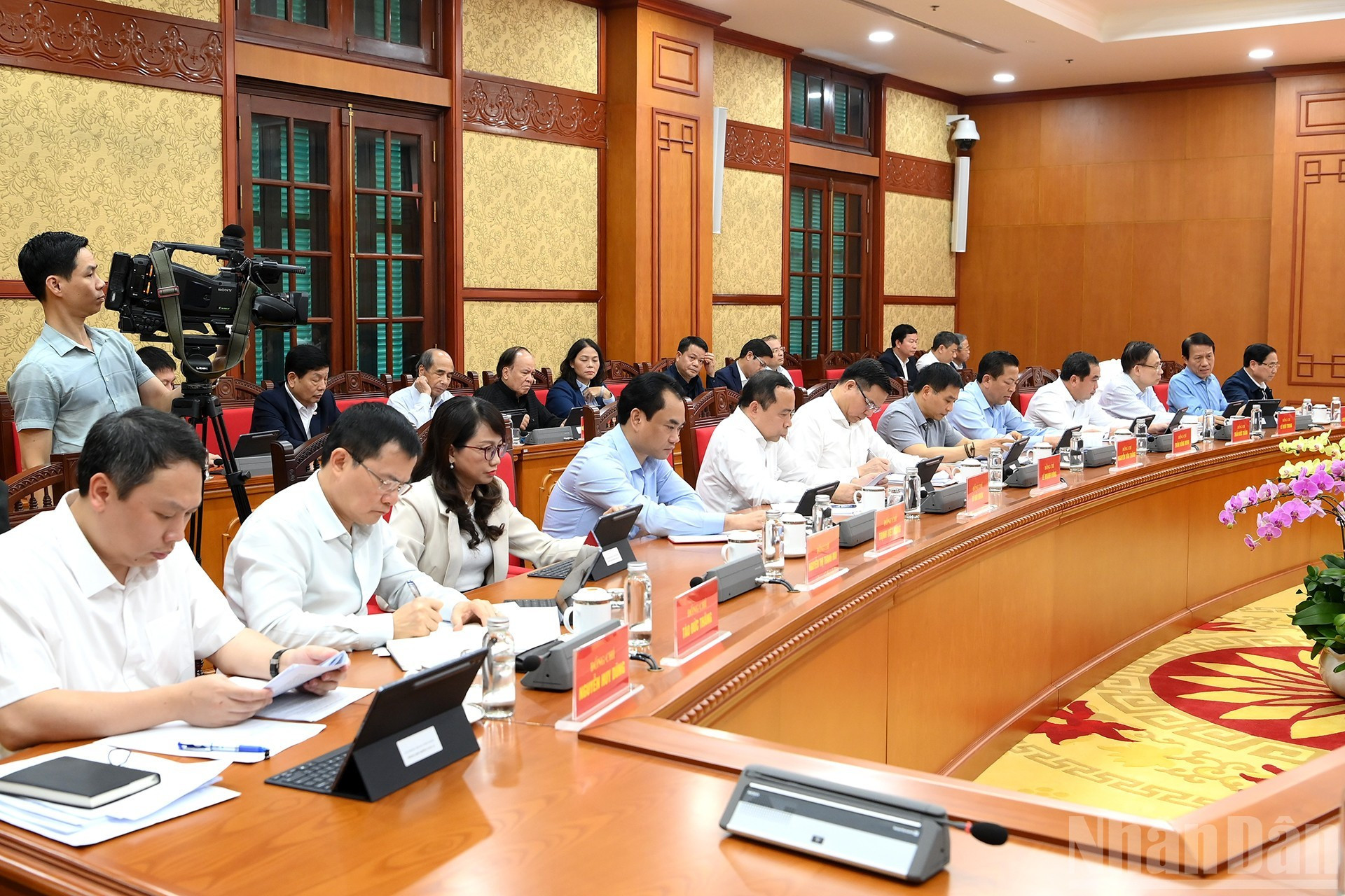 Asistentes a la reunión.