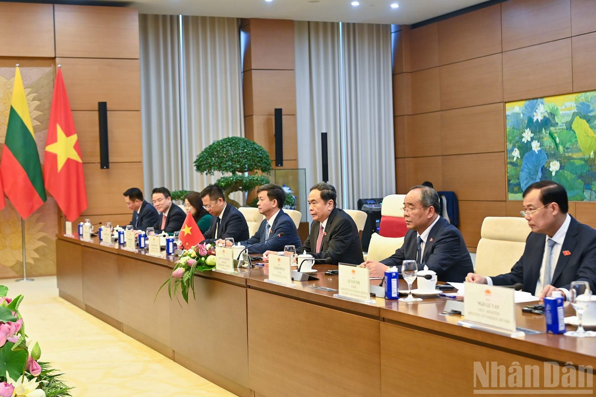 Delegados vietnamitas en el evento.