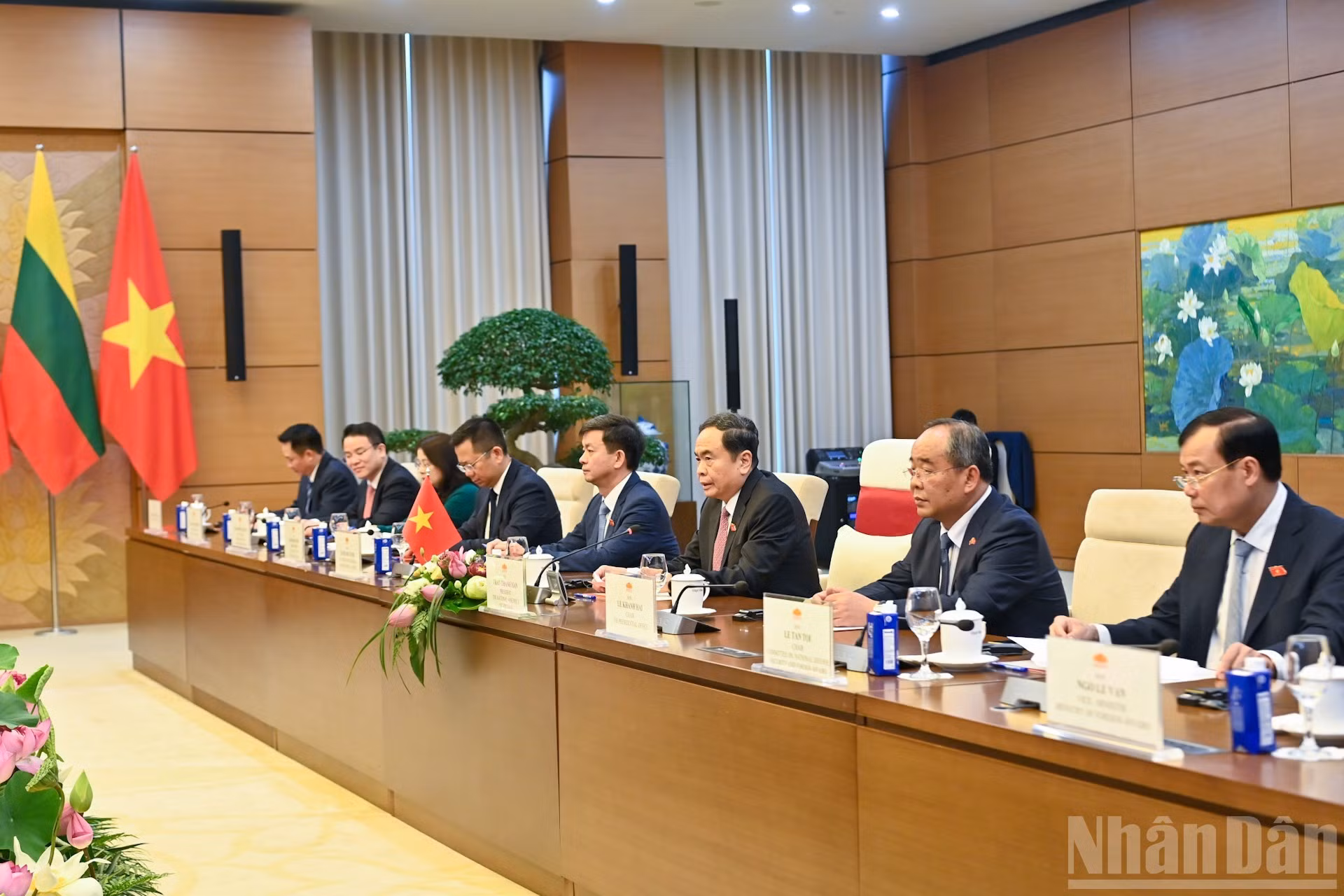 Delegados vietnamitas en el evento.