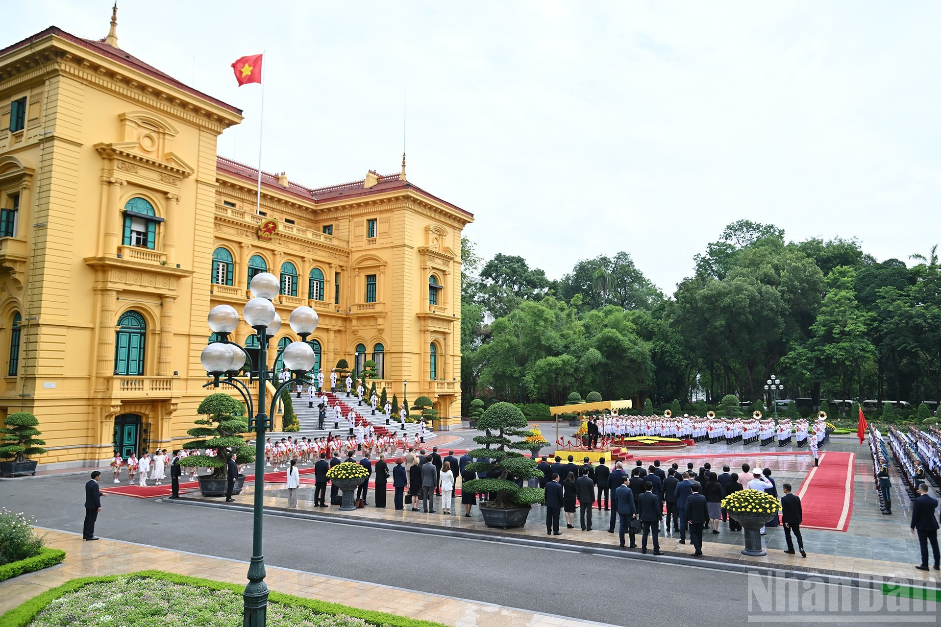 Panorama de la ceremonia.