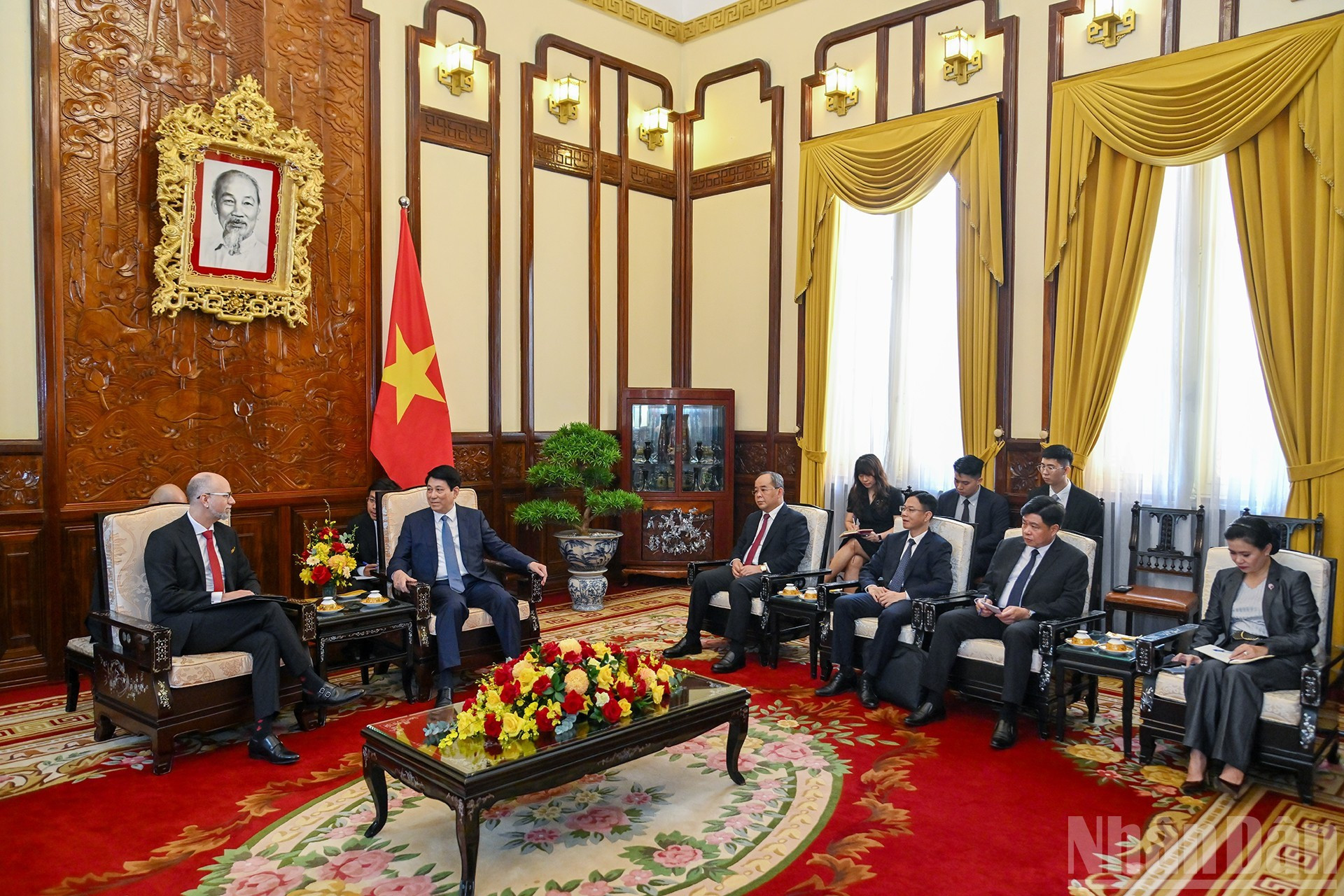 Vista de la reunión.