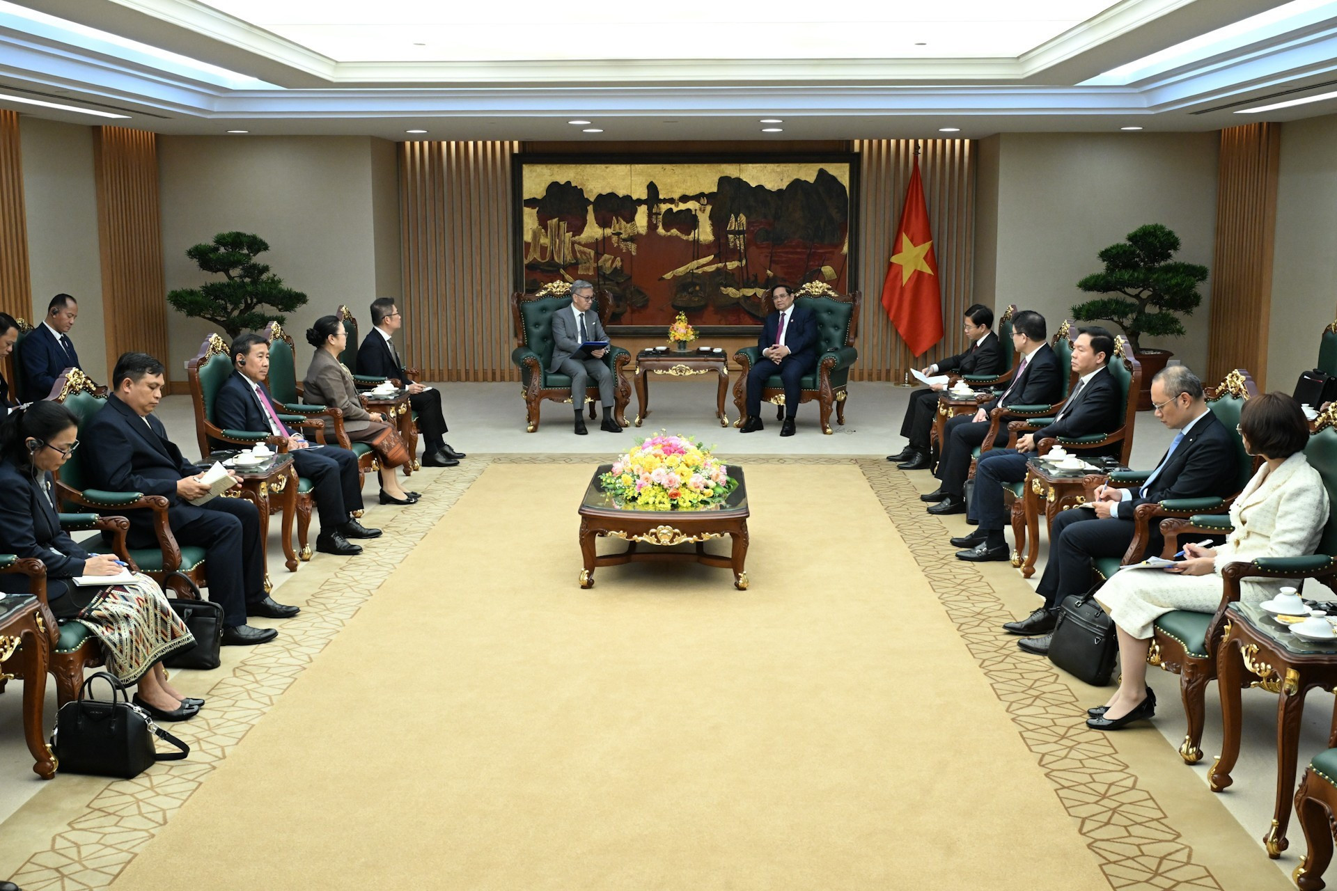 Vista de la reunión.