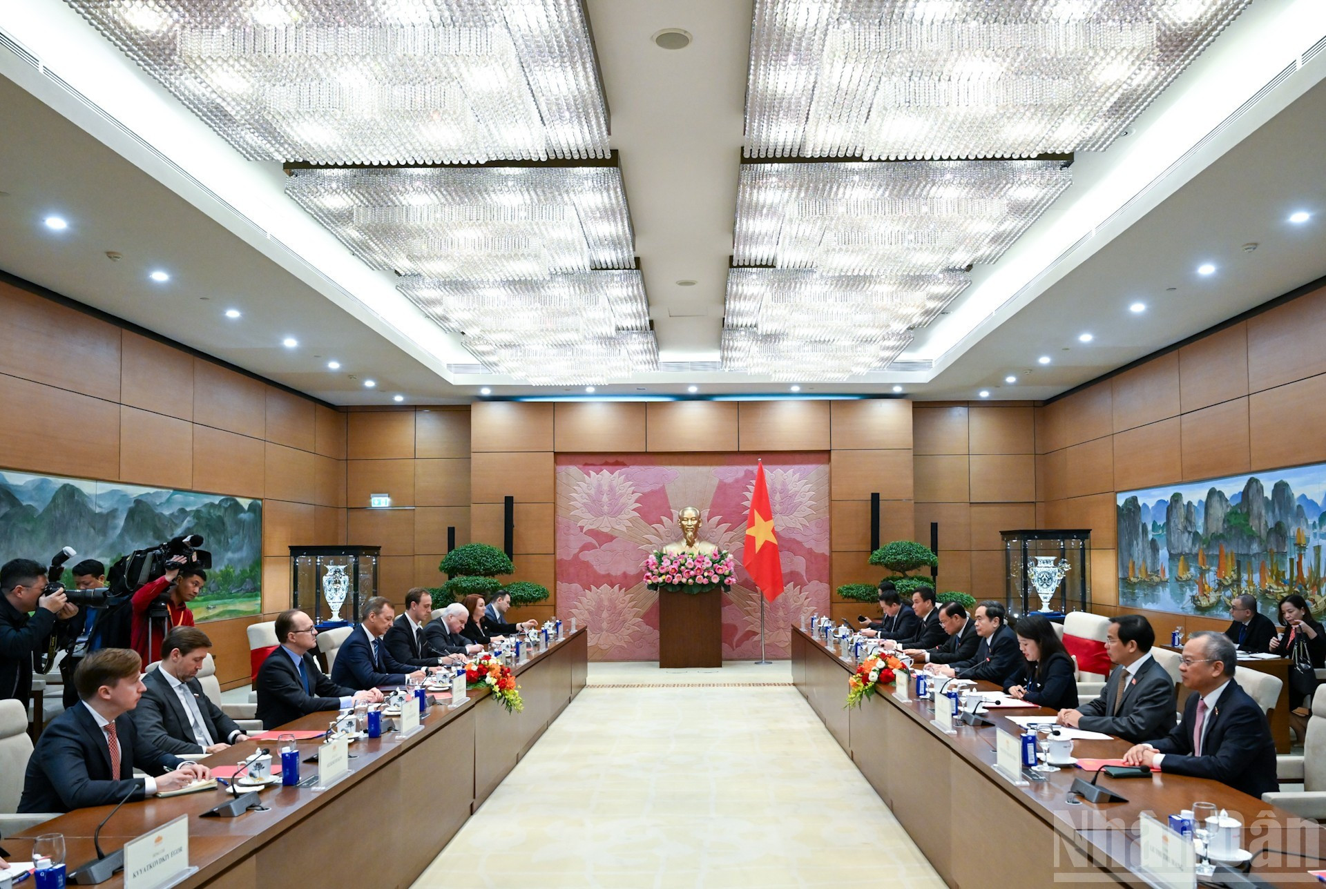 Vista de la reunión.