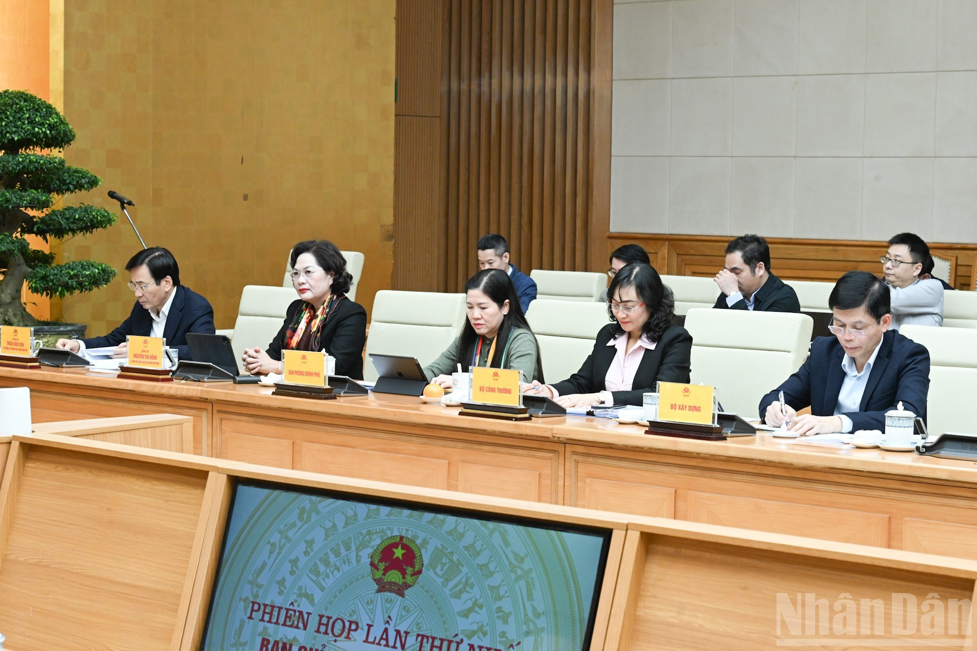 Asistentes a la reunión.