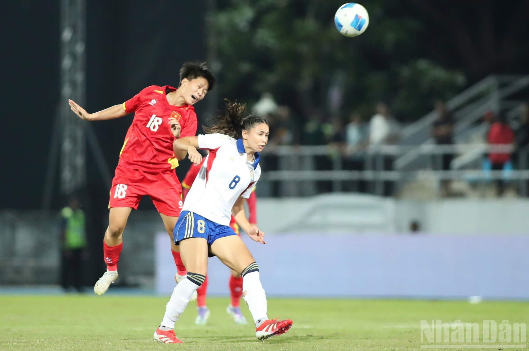 Las vietnamitas inician el partido con osadía y mantienen una organización táctica compacta ante Filipinas.