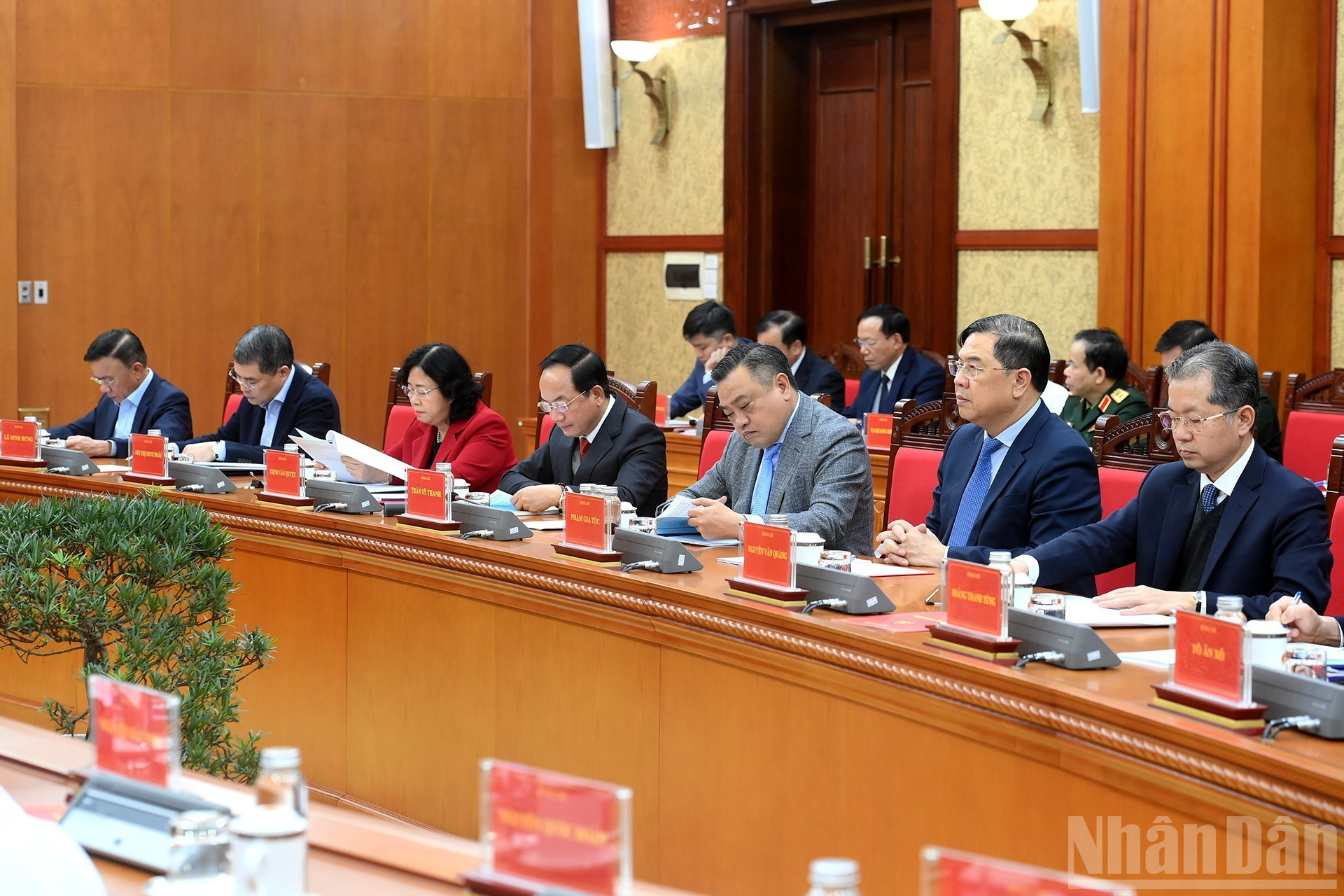 Miembros del Comité Directivo en la cita.