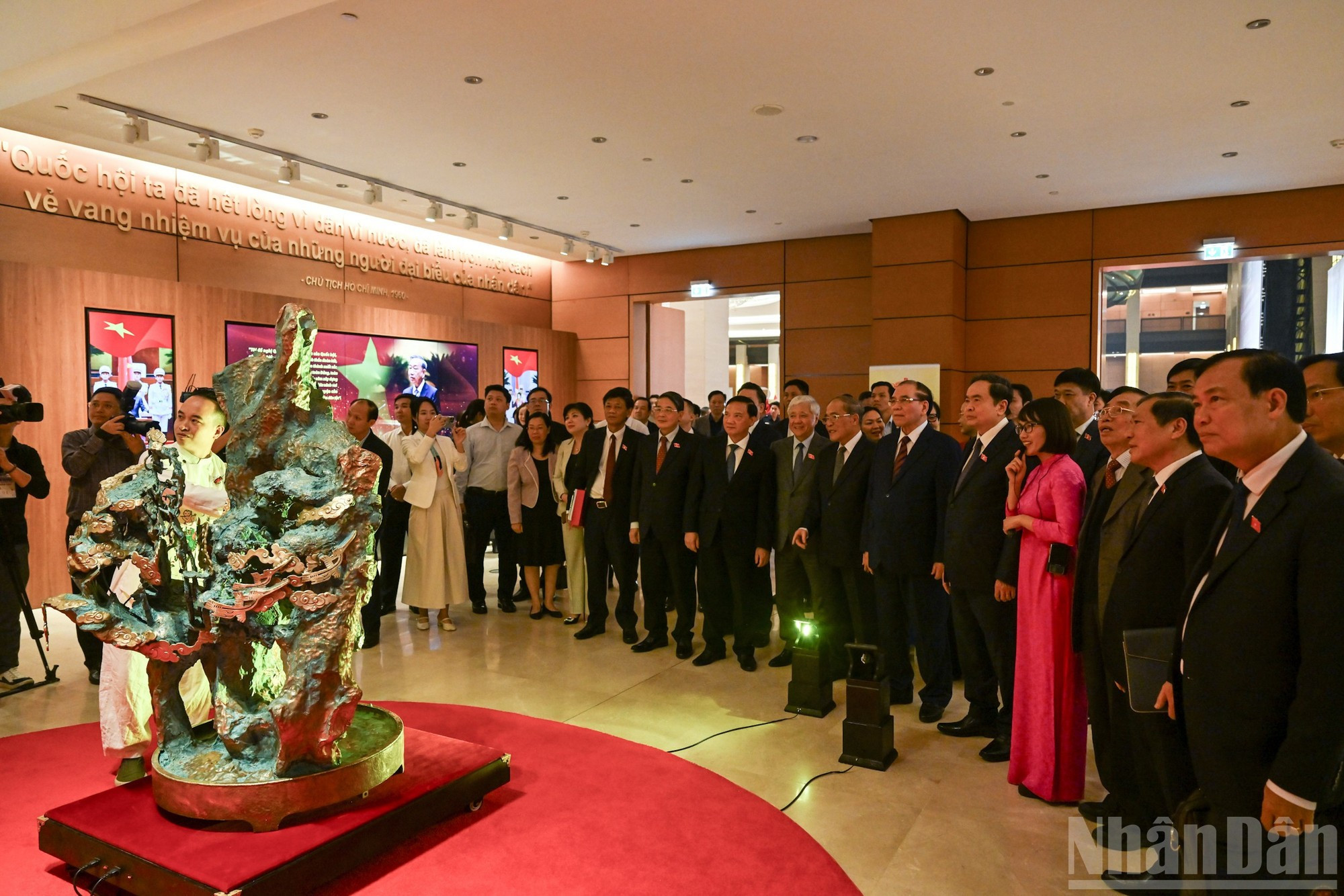 Los delegados visitan el Museo.
