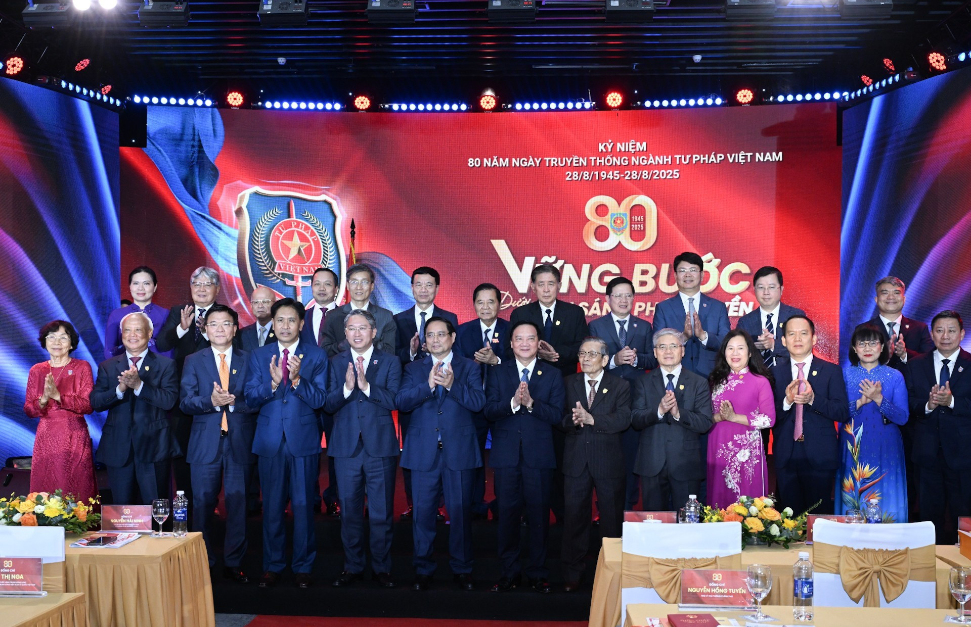 Delegados en el evento.