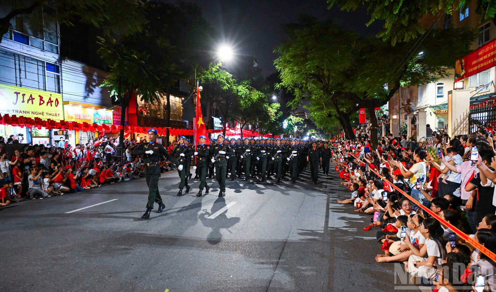 Bloque de oficiales de la Policía de mantenimiento de la paz de las Naciones Unidas.