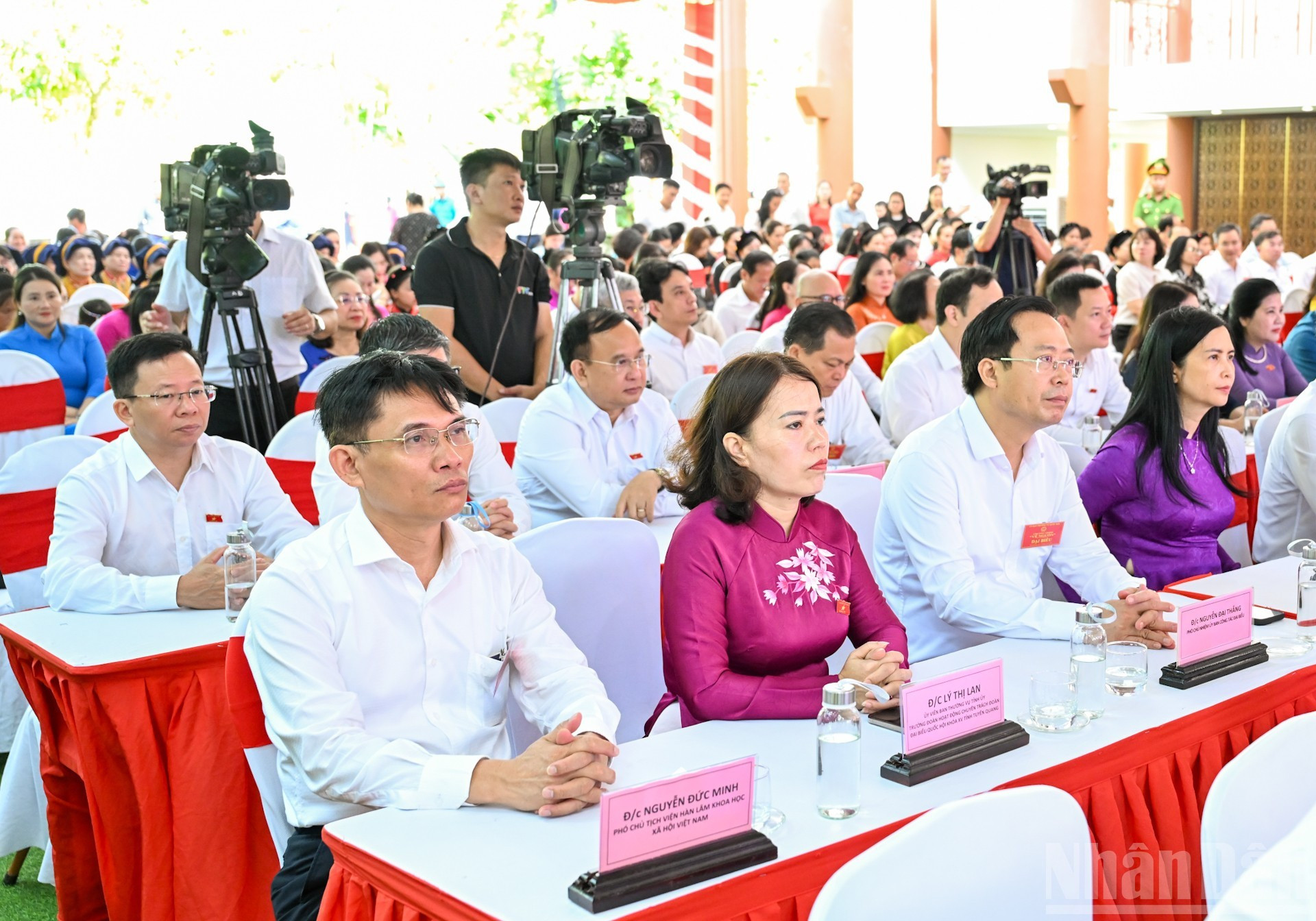 Delegados en el evento.