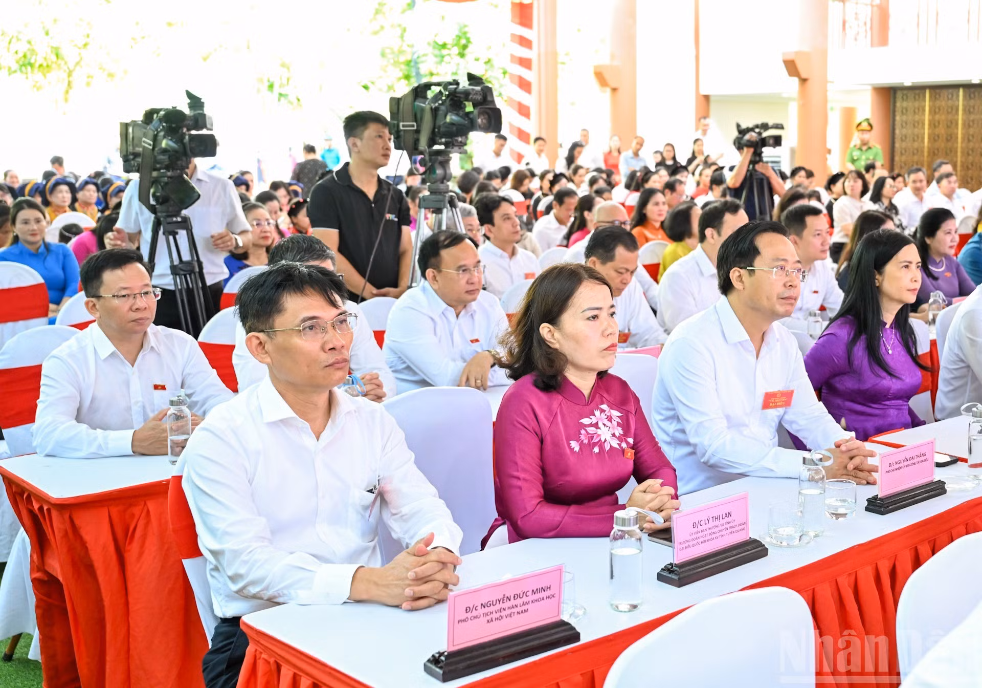 Delegados en el evento.