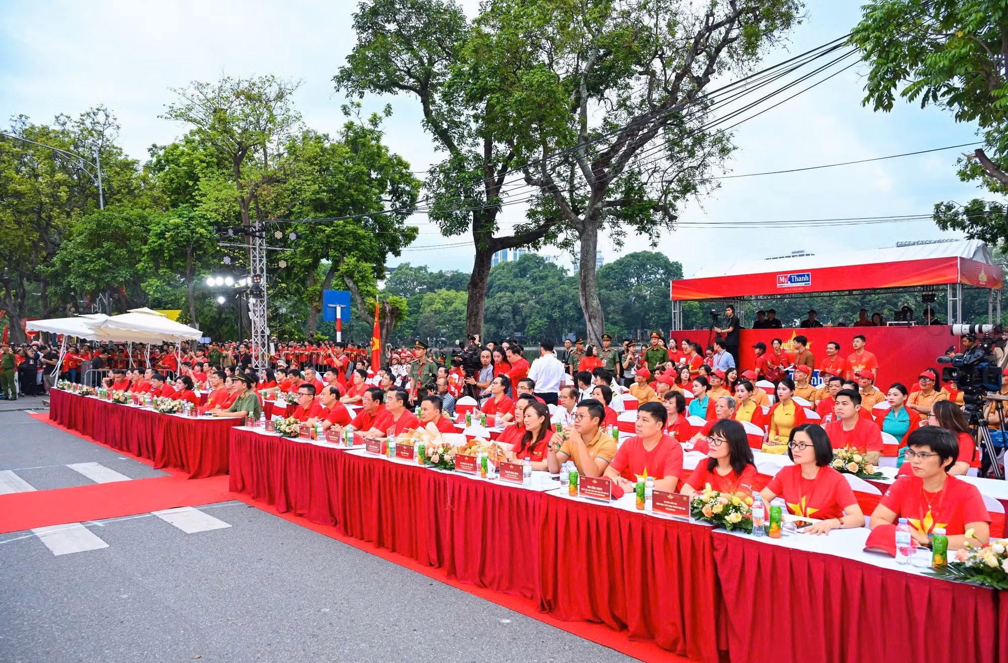 Delegados en el evento.