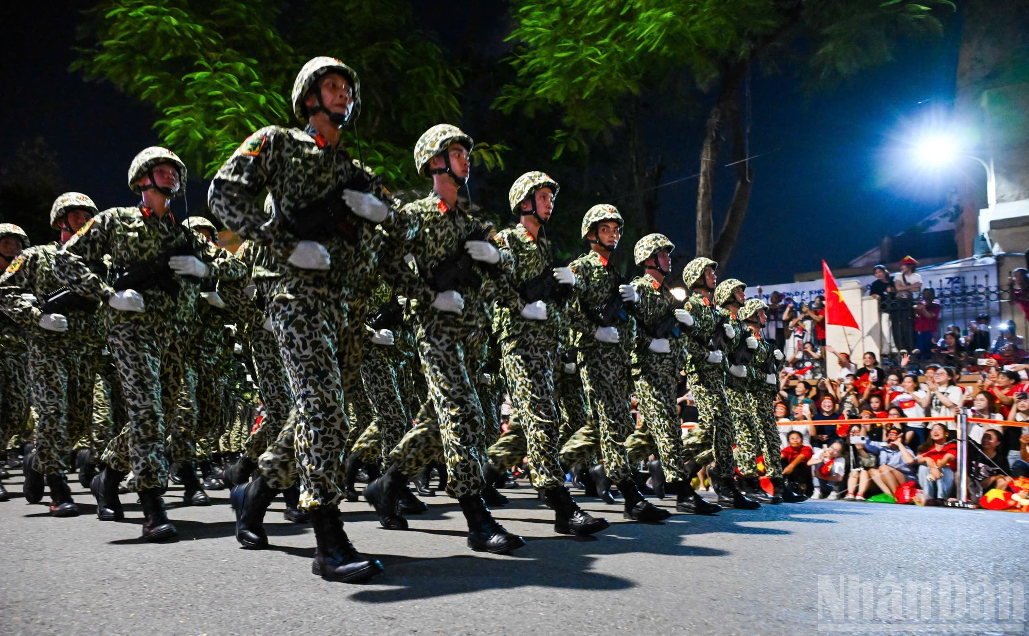 Bloque de oficiales de fuerzas especiales.