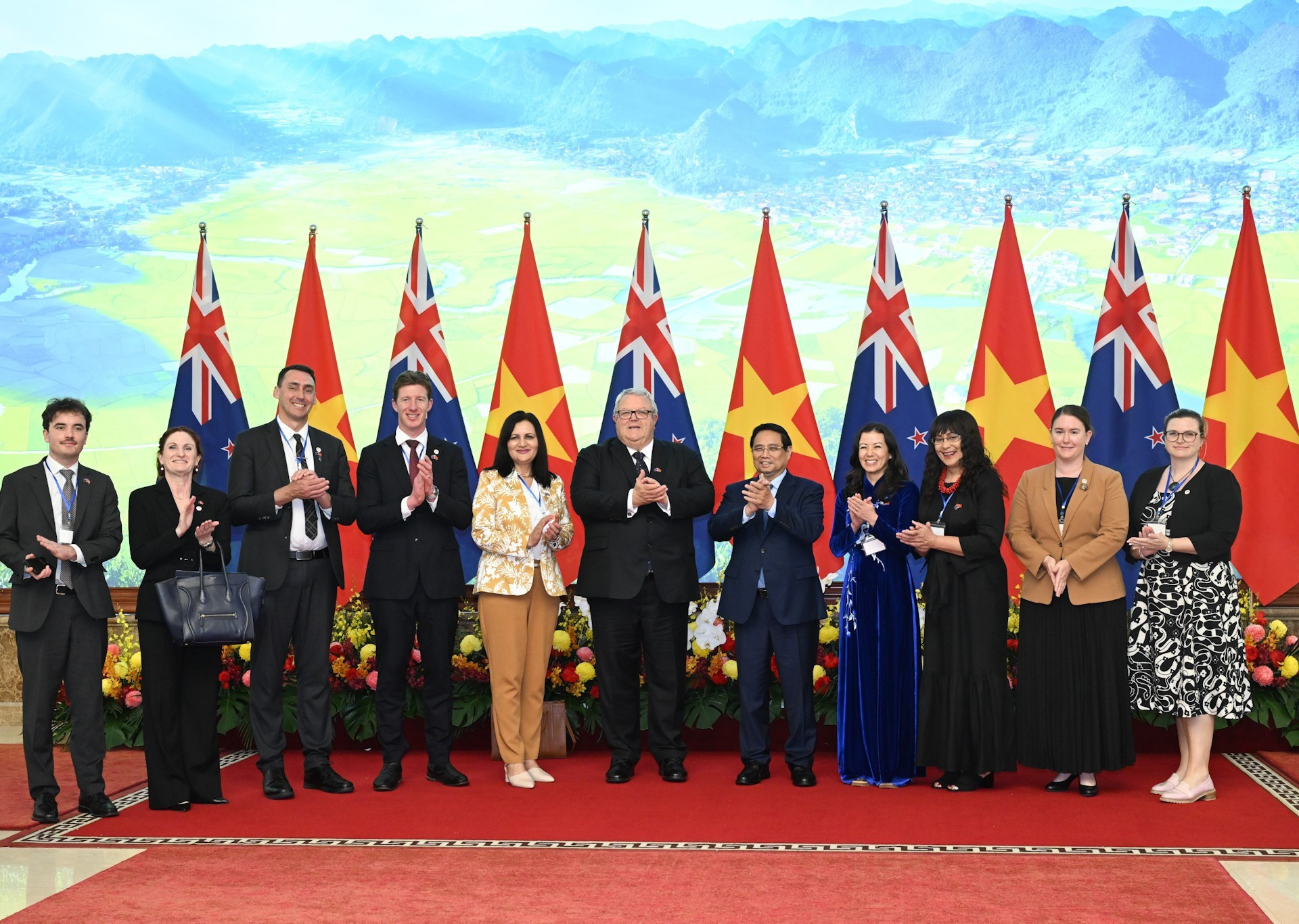 Delegados en la cita.