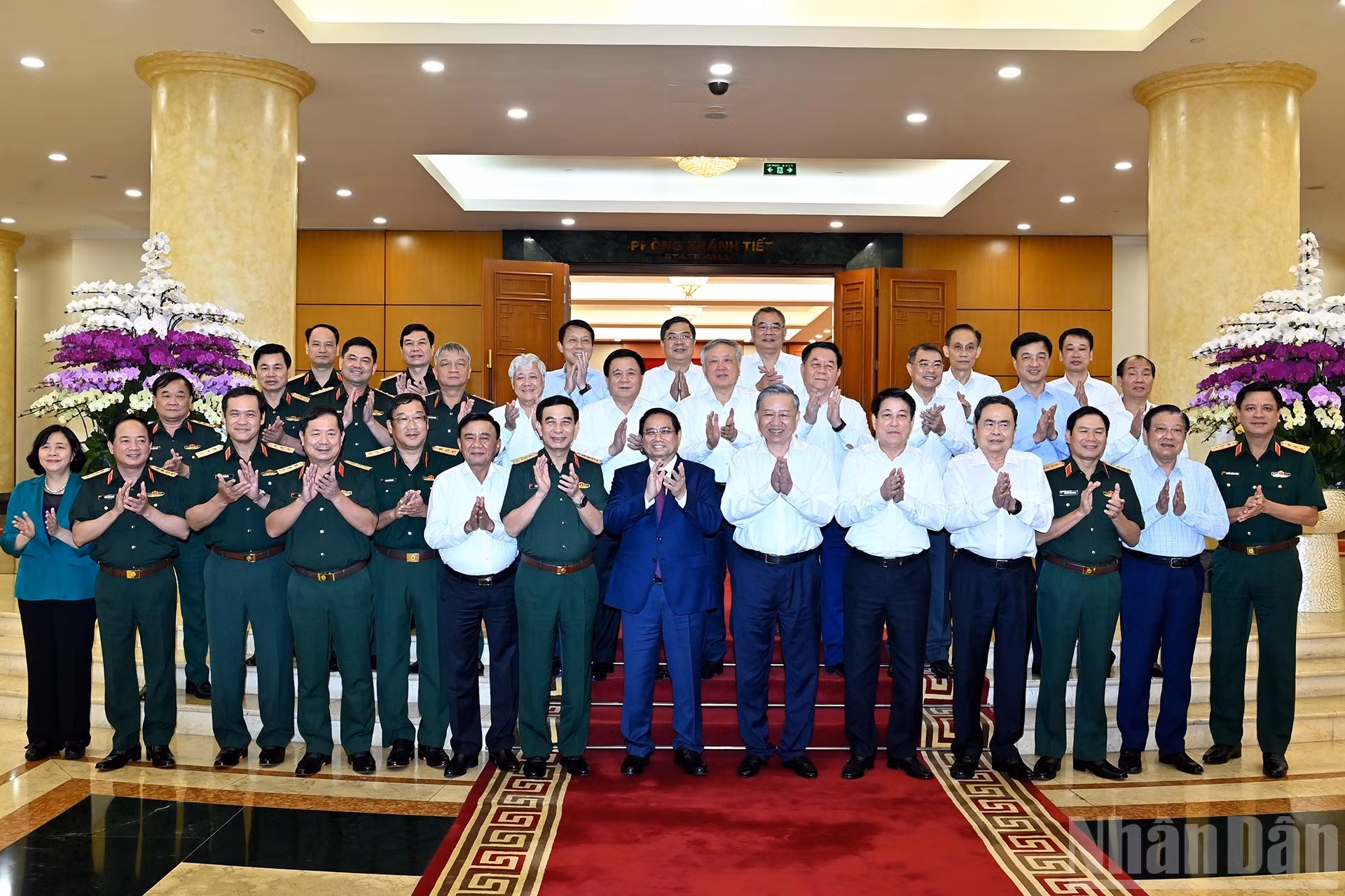 Delegados en el evento.
