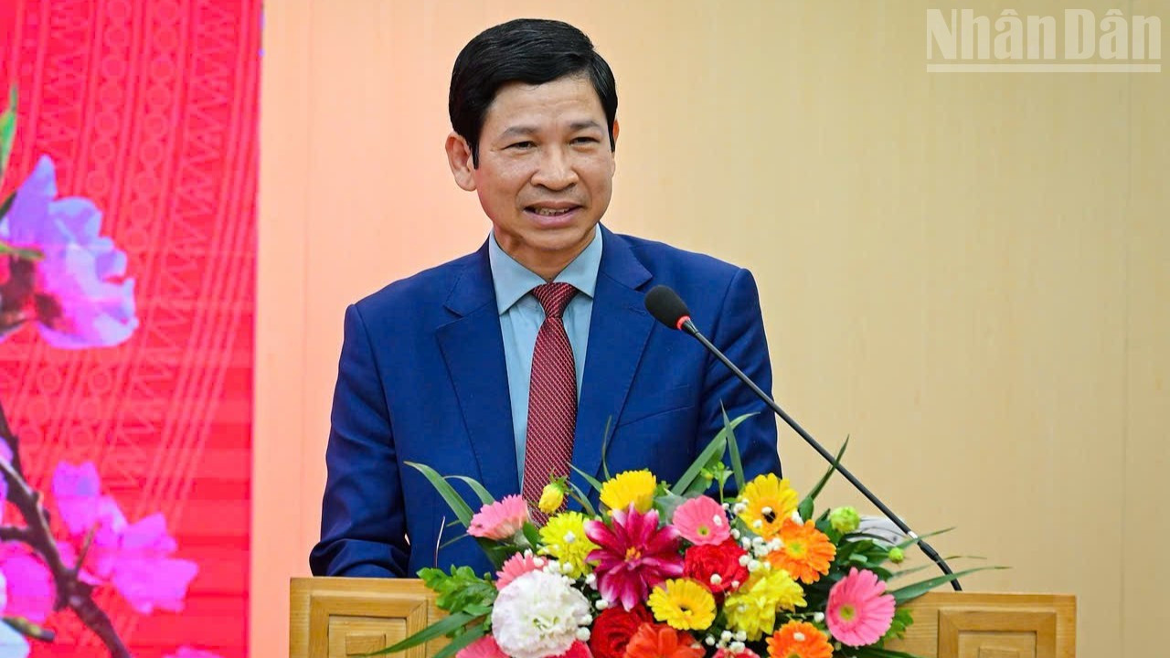 Ho An Phong, viceministro de Cultura, Deportes y Turismo, en el encuentro.