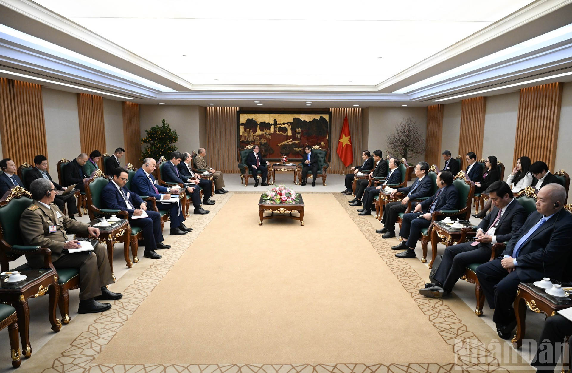 Vista del encuentro.