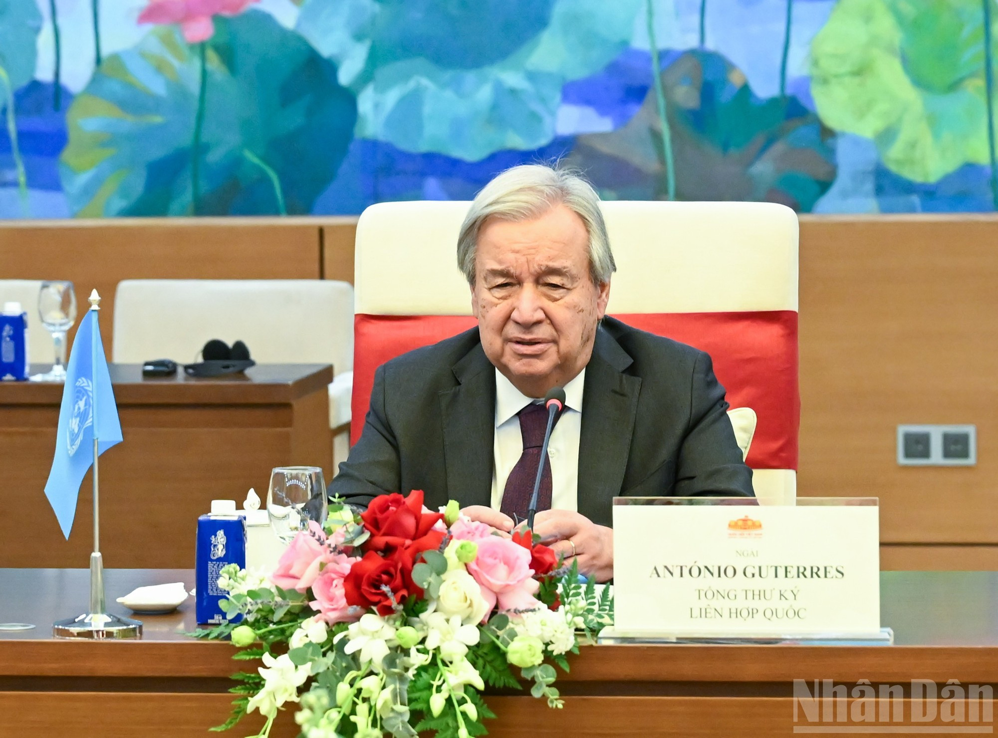 António Guterres en el evento.