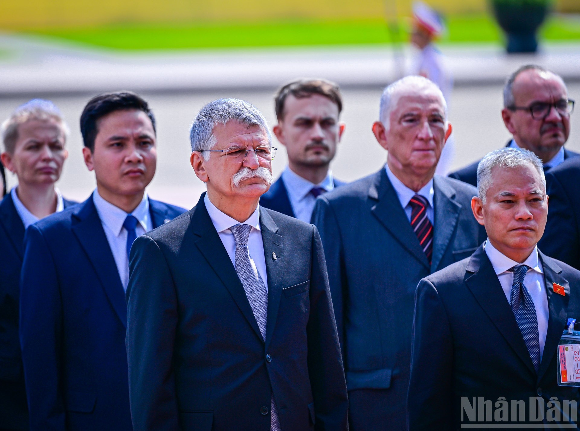 El dirigente húngaro en el acto.