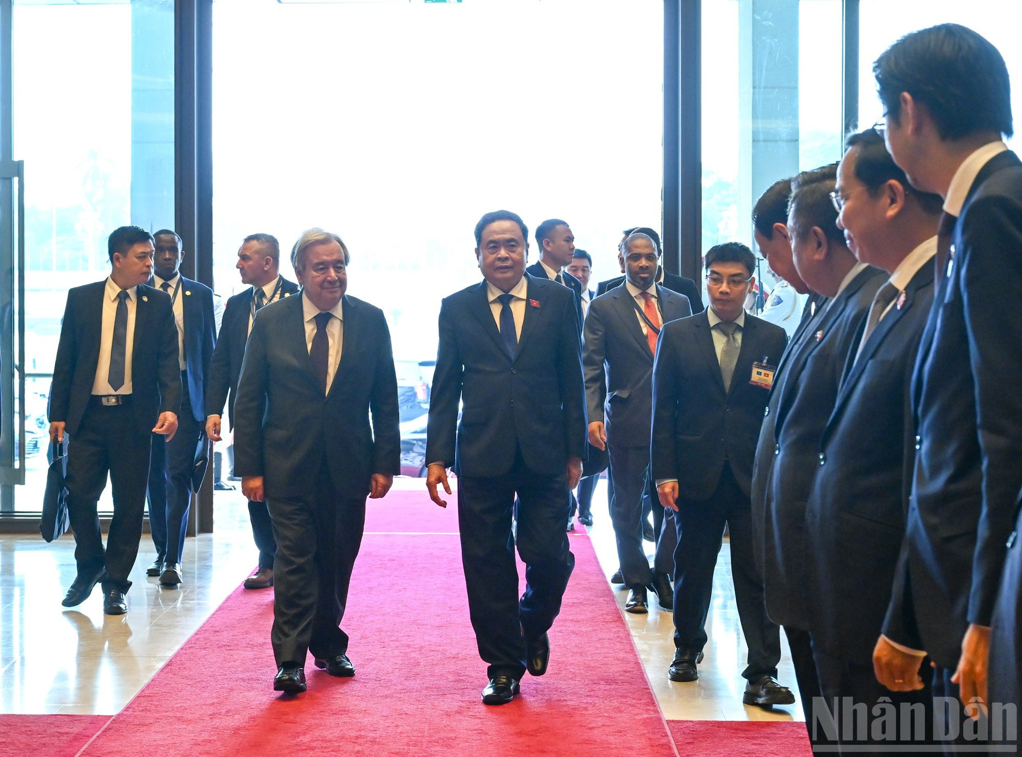 Tran Thanh Man y António Guterres.