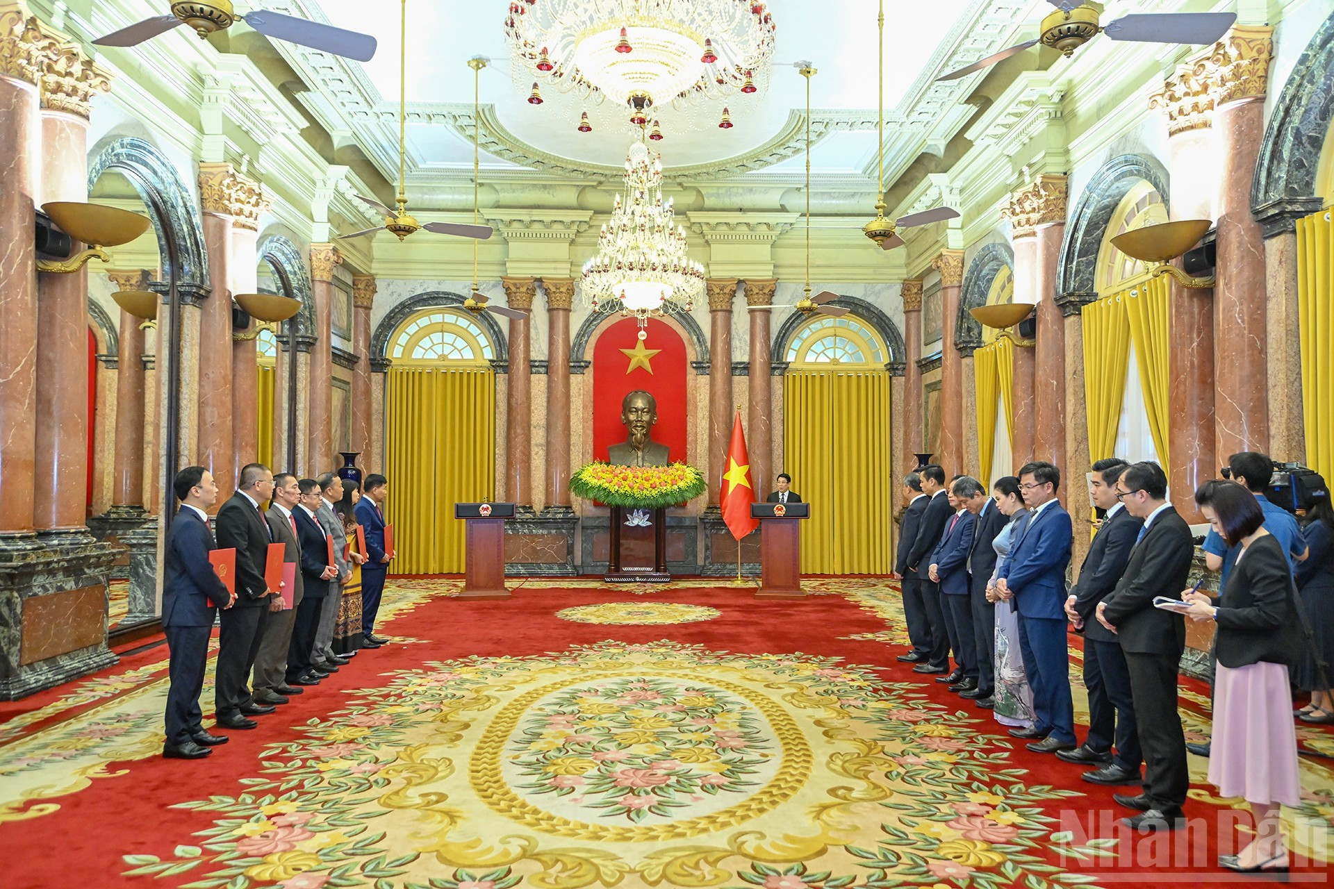 Vista de la ceremonia.