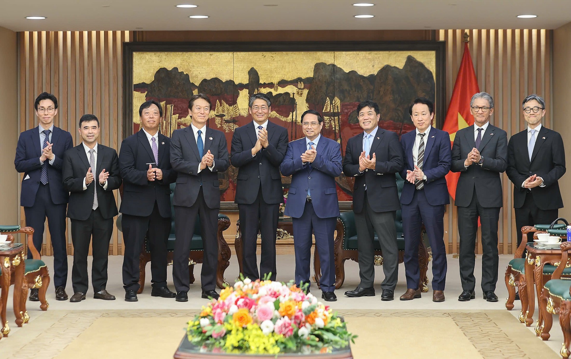 Delegados en el evento.