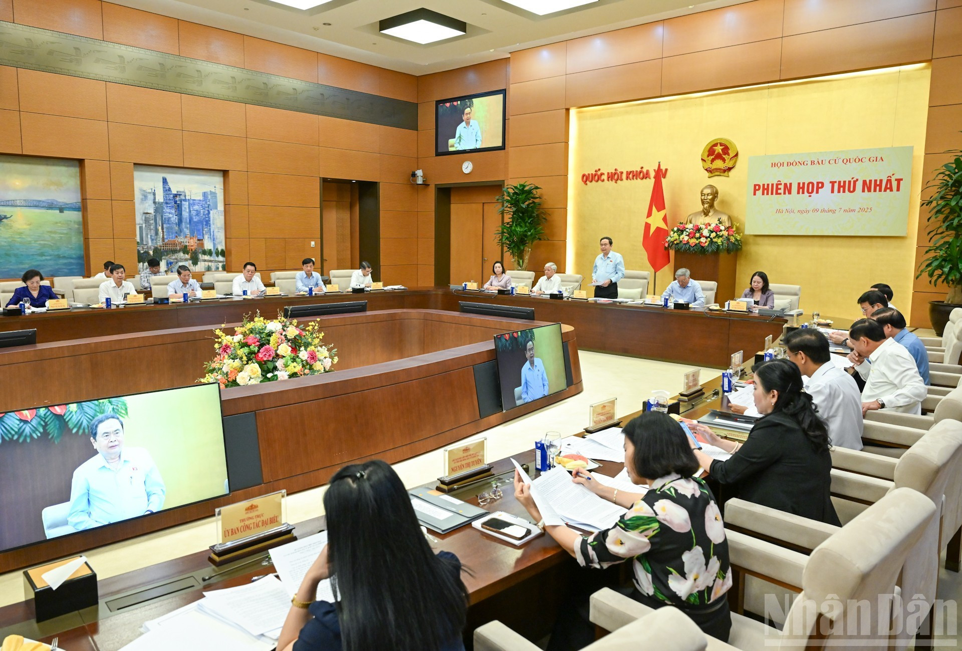 Vista de la reunión.