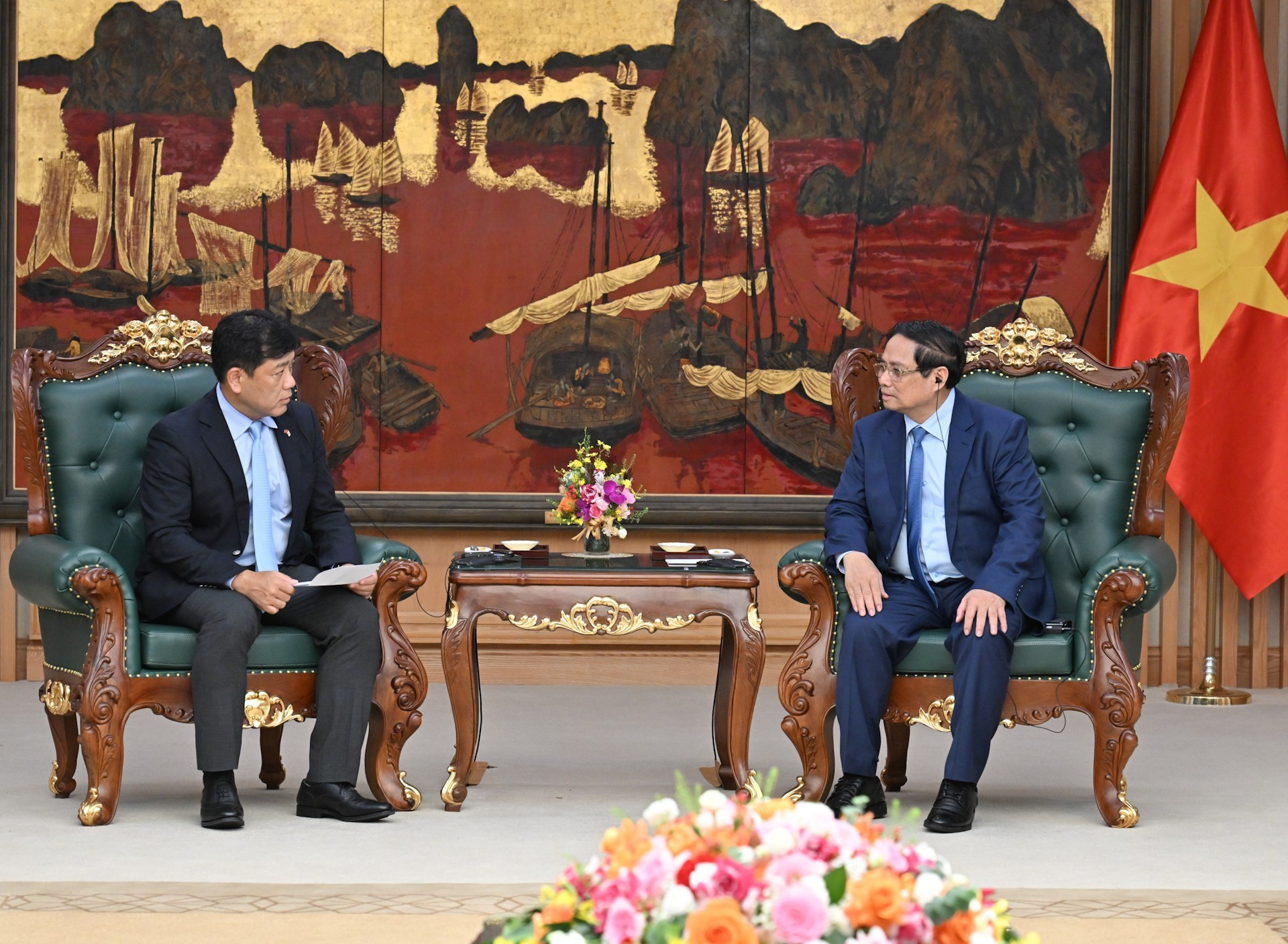 Minh Chinh y Yukihito Honda.