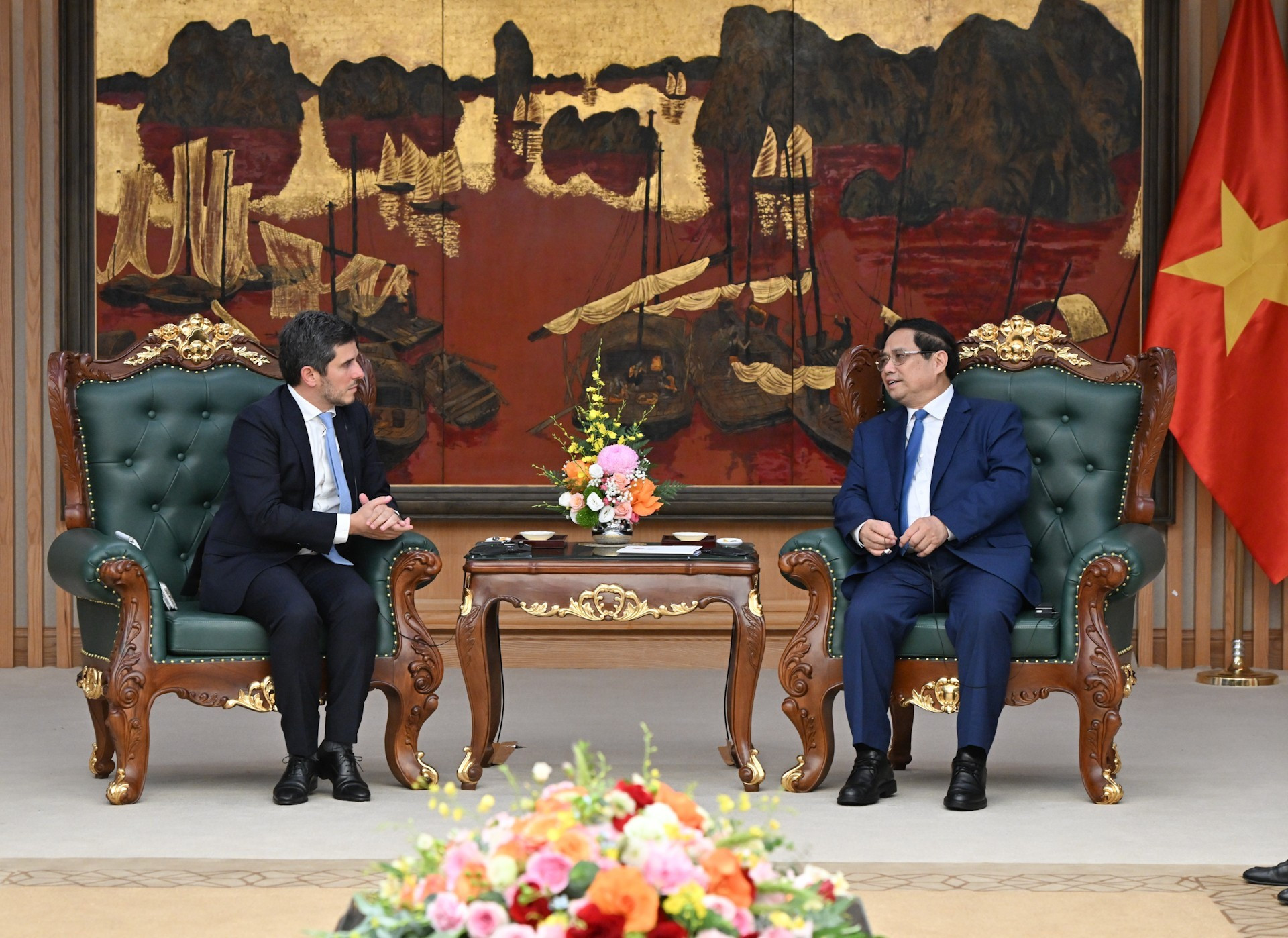 Minh Chinh y Gerald Toledano. Minh Chinh y Gerald Toledano.