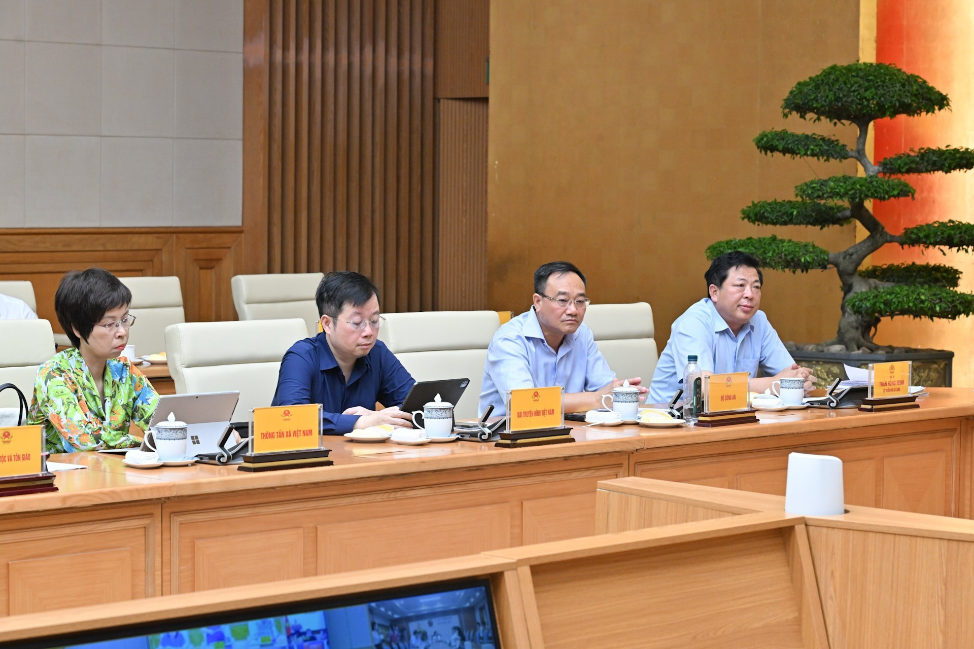 Delegados en la cita.