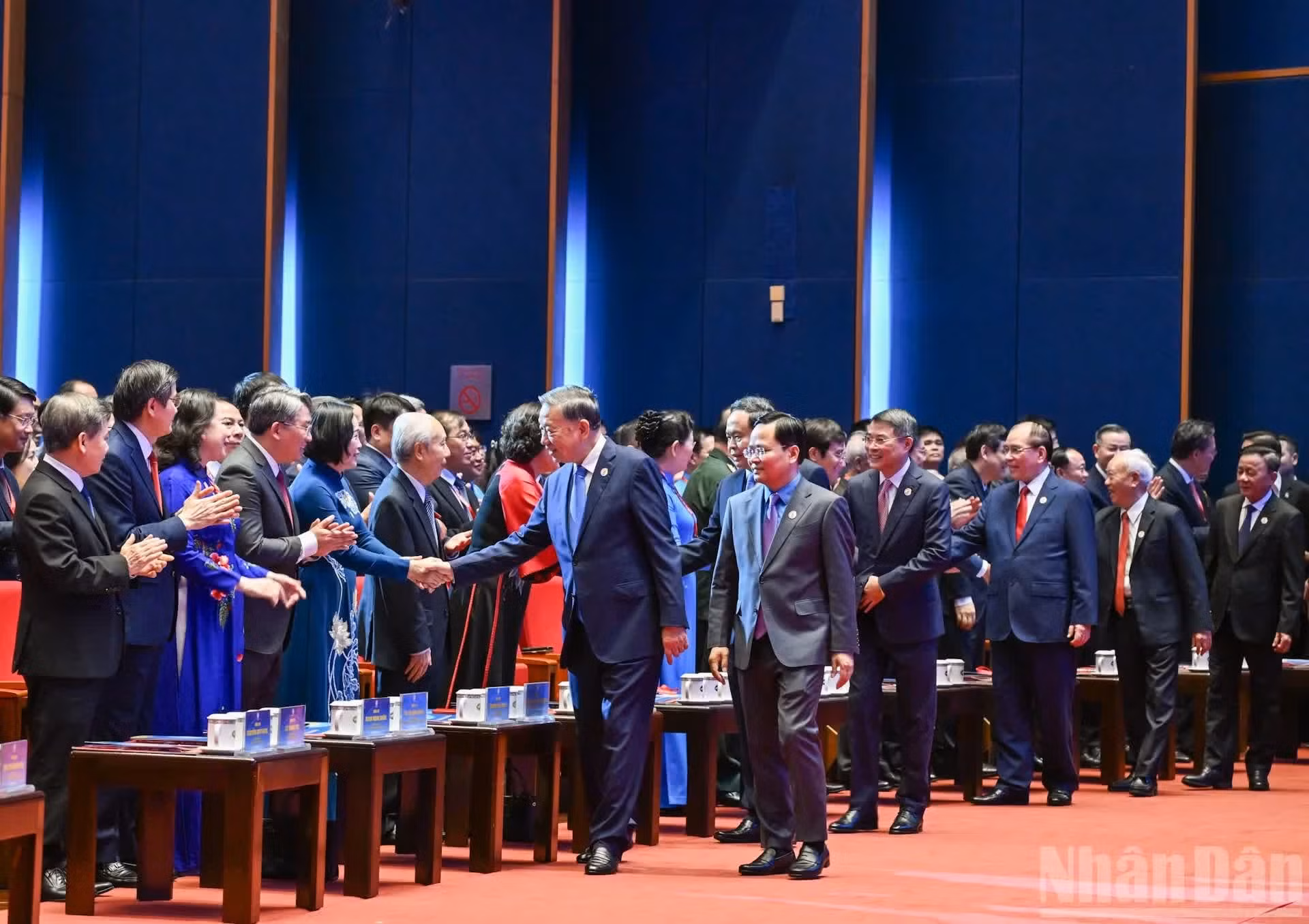 El líder en el evento.