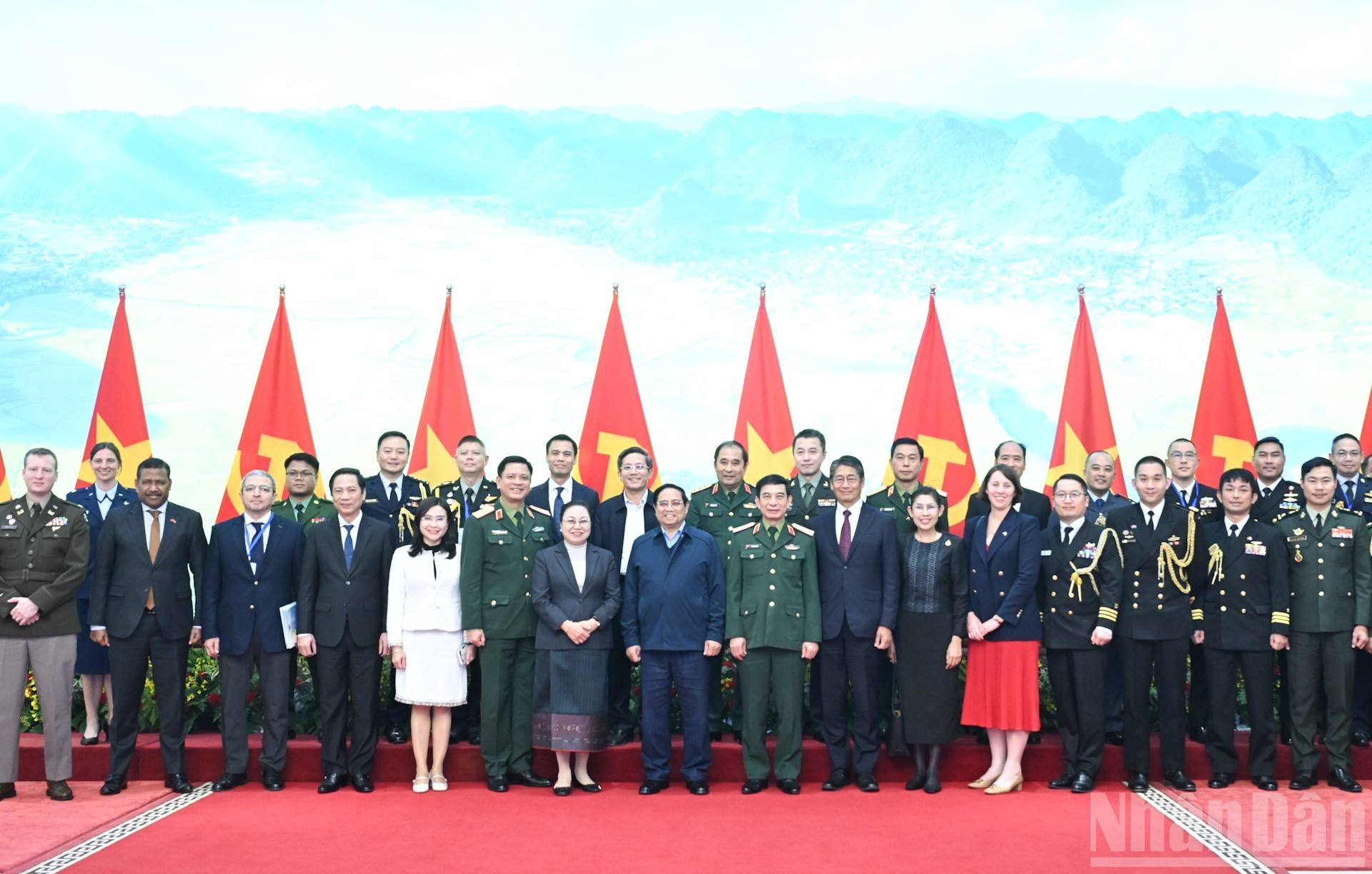 Delegados en el evento.