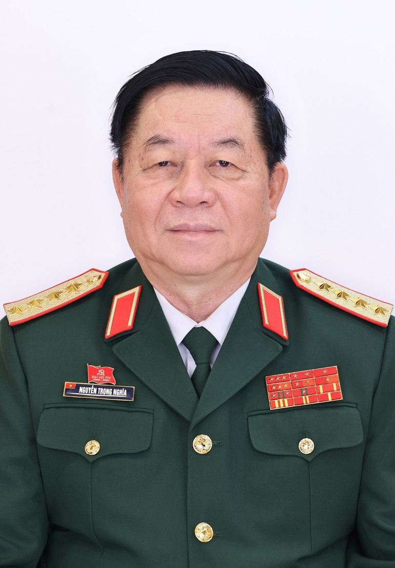 NGUYEN TRONG NGHIA, miembro del Buró Político, secretario del Comité Central del PCV, miembro de la Junta Permanente de la Comisión Militar Central, general, jefe del Departamento General de Política del Ejército Popular de Vietnam