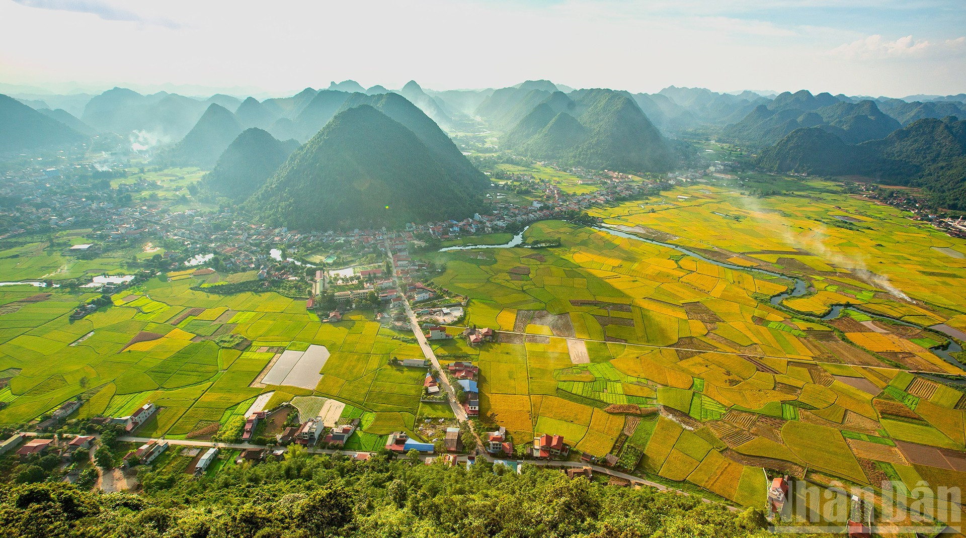 Sol de la tarde en Bac Son