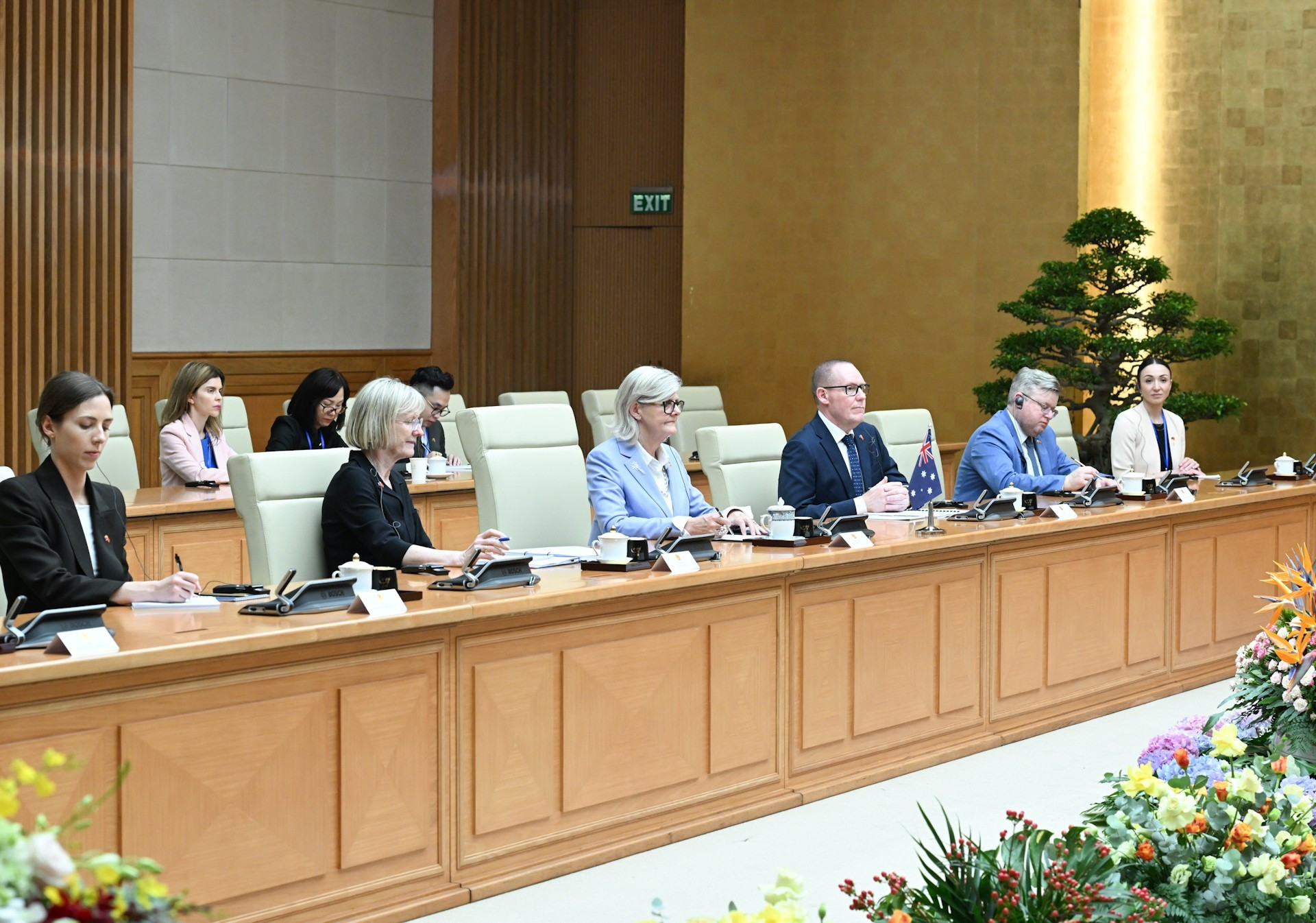 La delegación de Australia.