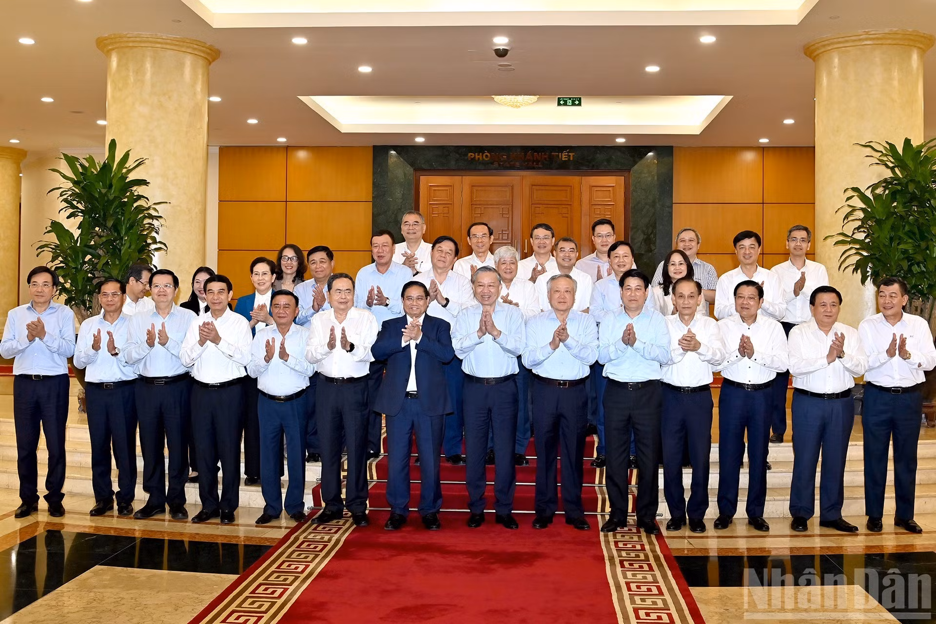 Delegados en el evento.