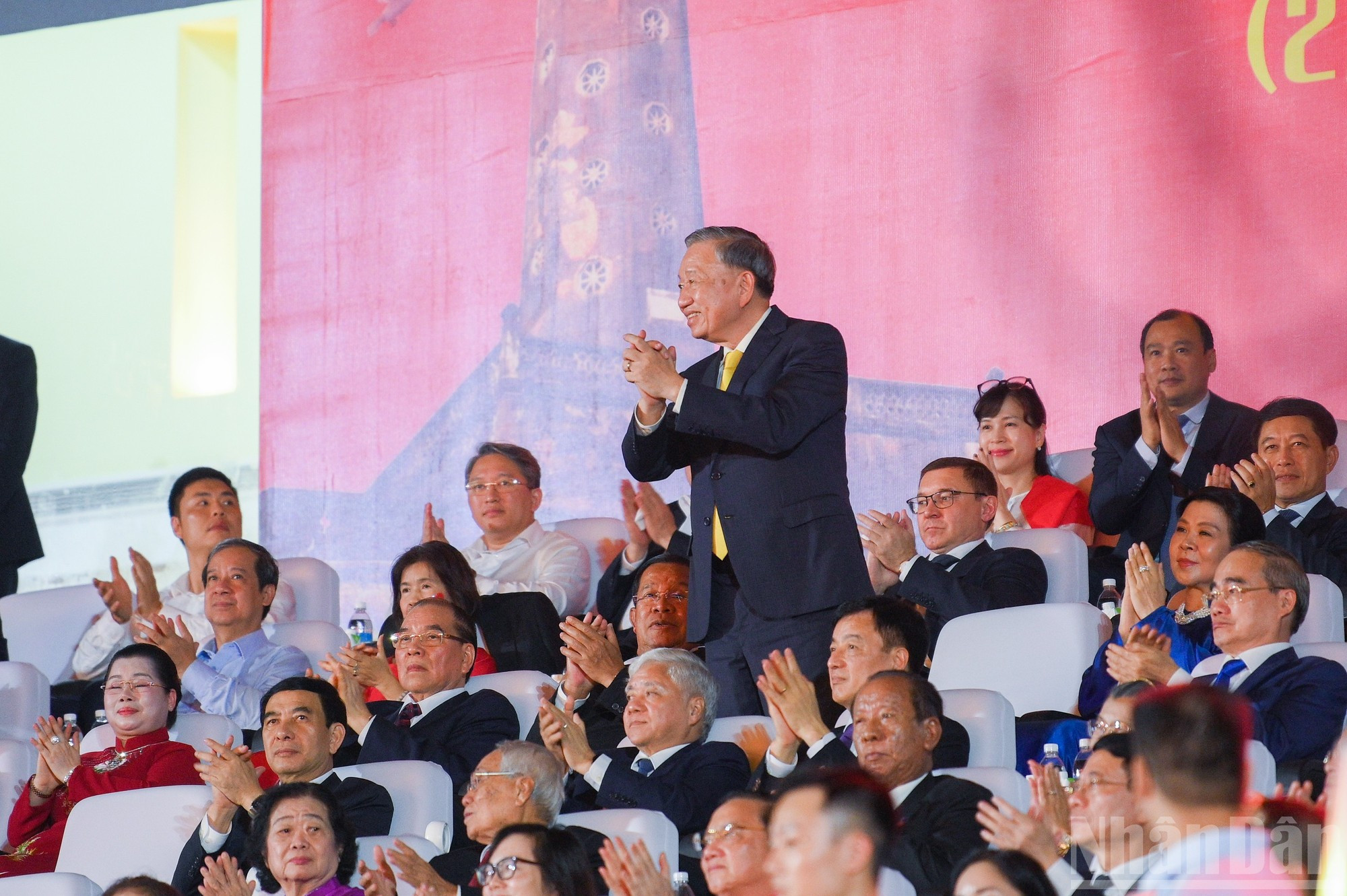 El secretario general del Partido Comunista de Vietnam, To Lam, en la cita. El secretario general del Partido Comunista de Vietnam, To Lam, en la cita.
