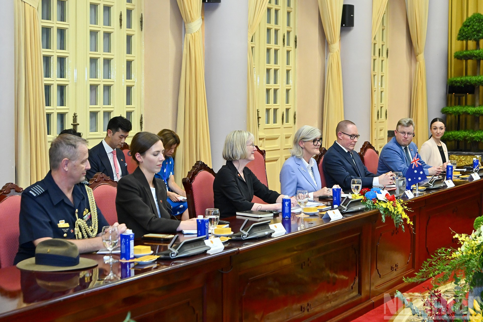 La delegación de Australia.