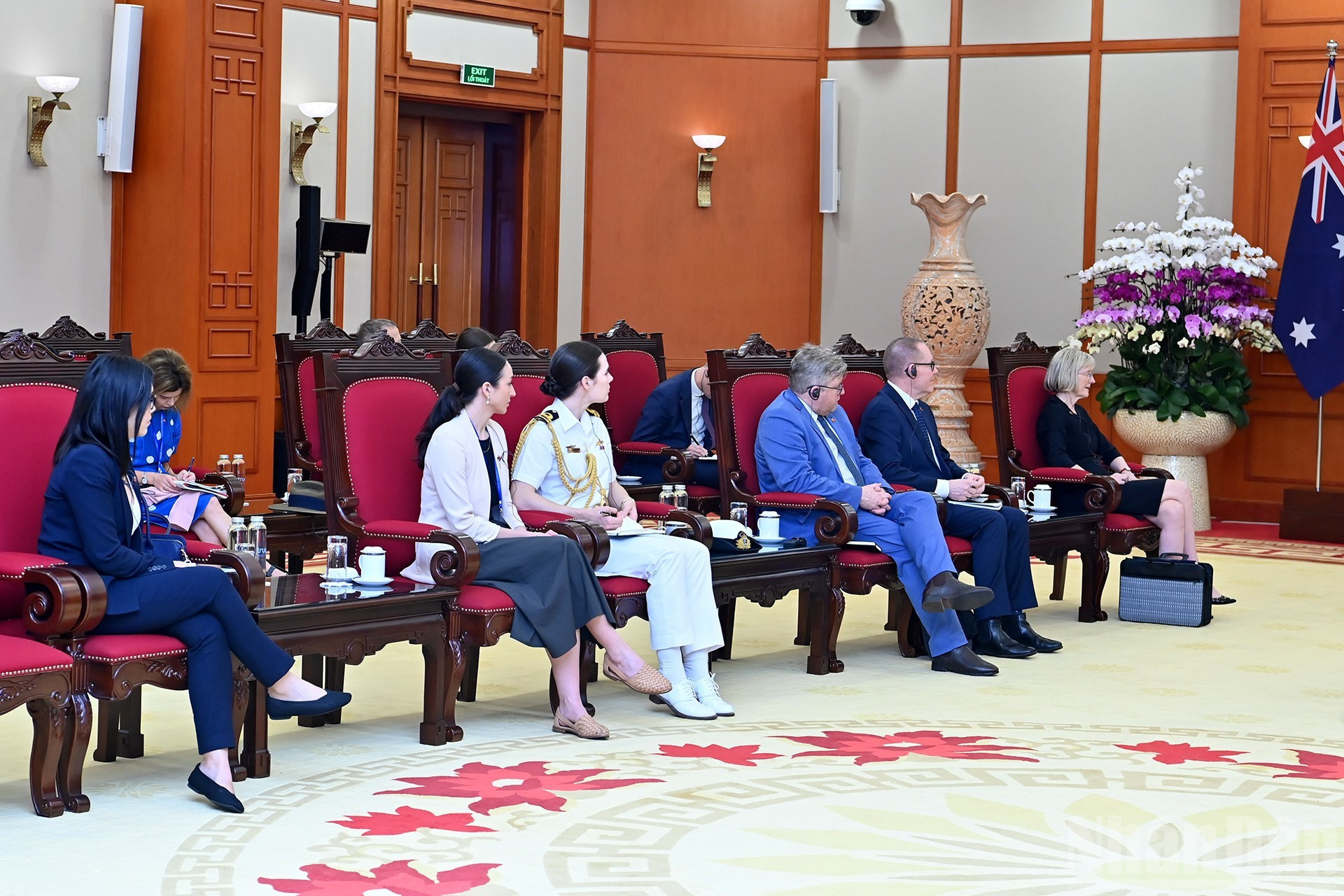 La delegación de Australia.