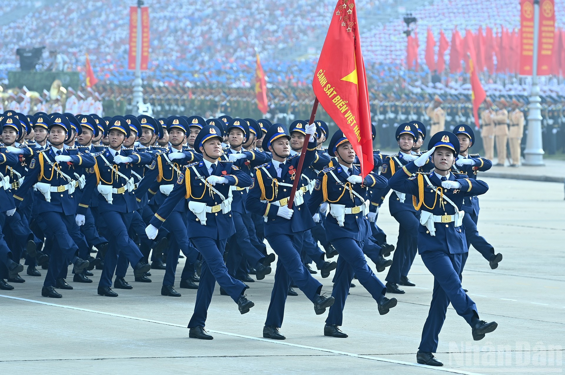 Bloque de soldados de la Policía Marítima de Vietnam. Bloque de soldados de la Policía Marítima de Vietnam.