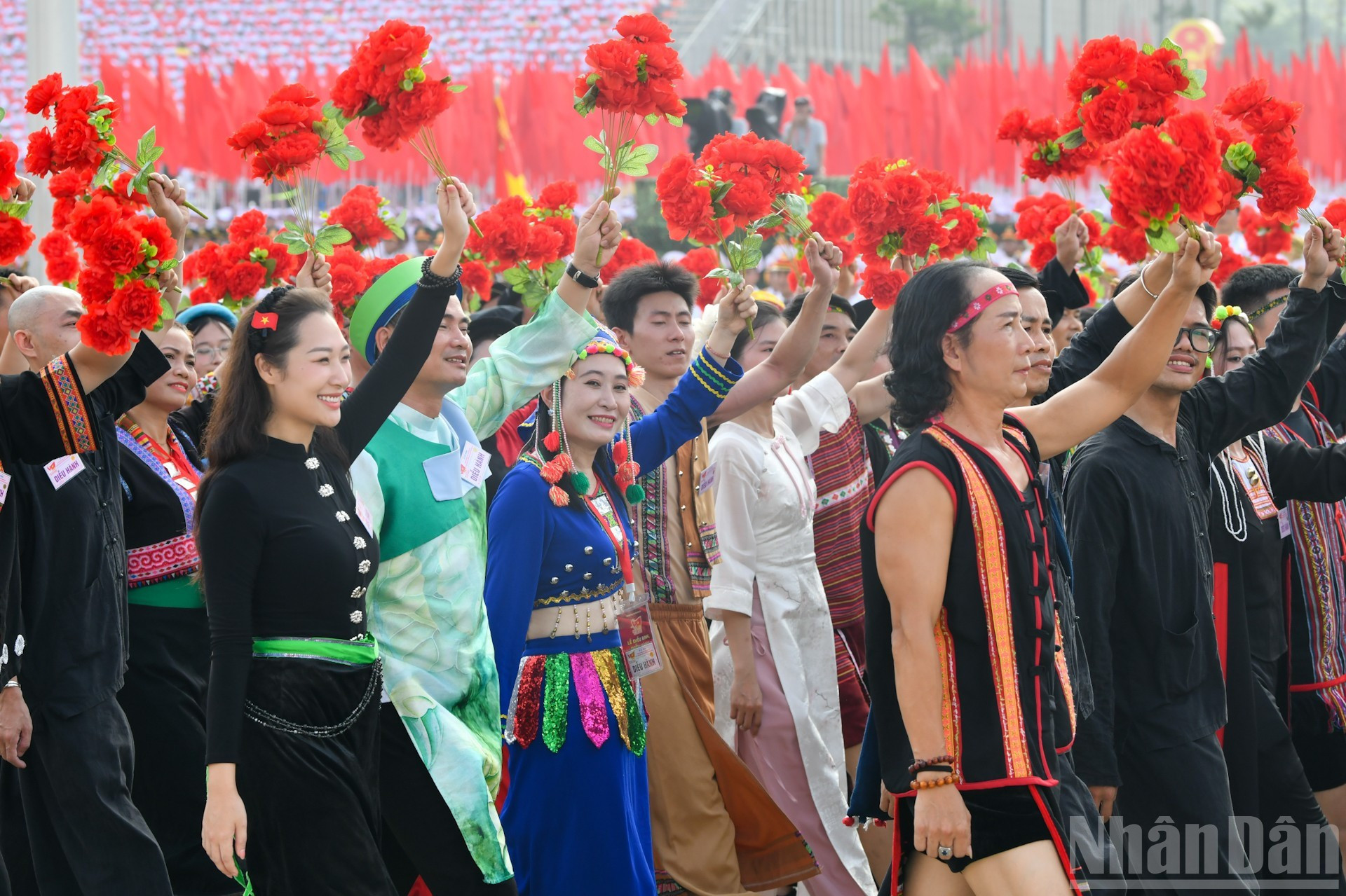 Bloque de las 54 etnias de Vietnam.