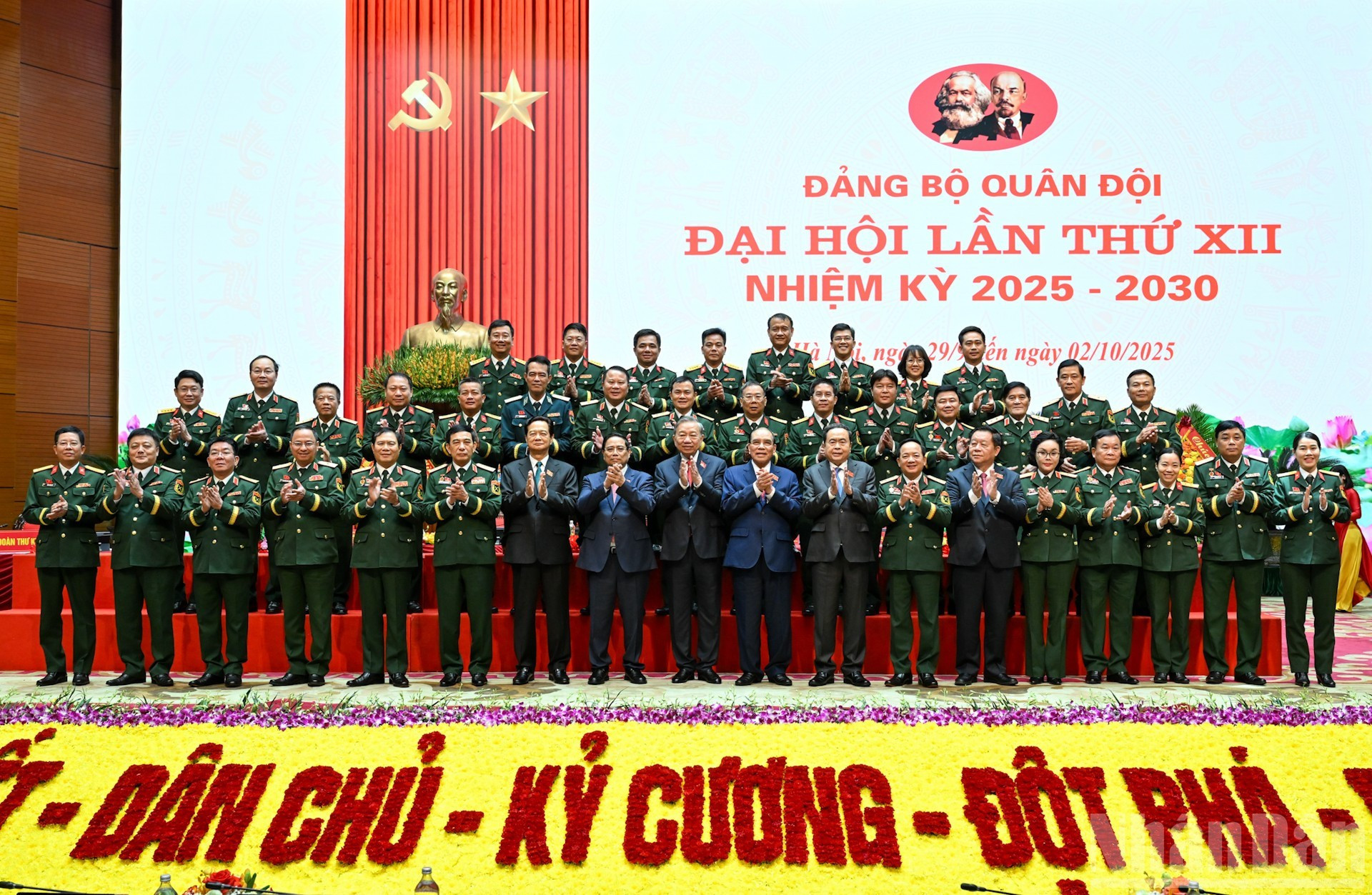 Delegados en el acto.