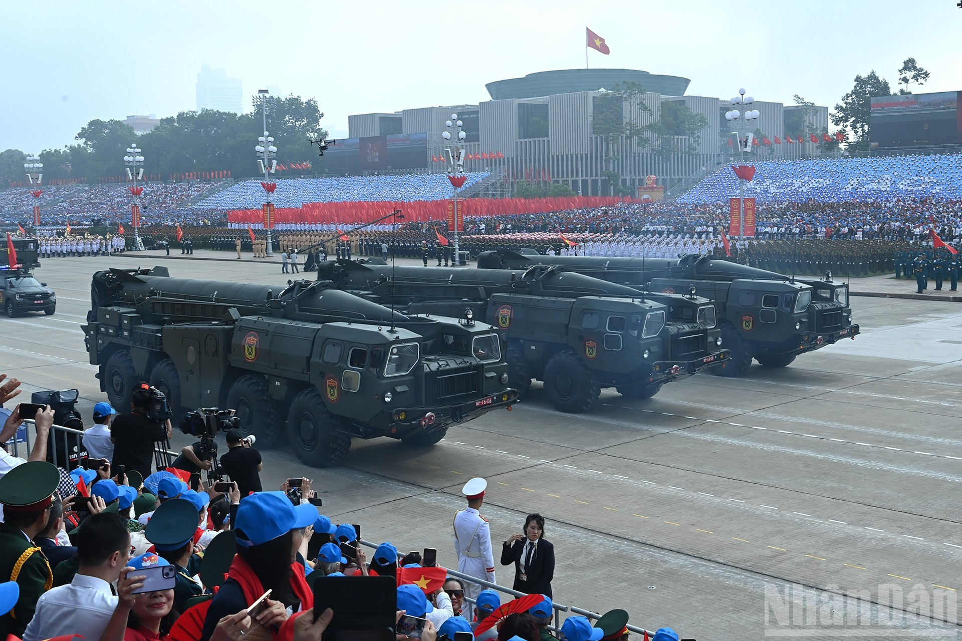 El moderno sistema de misiles costeros Redut-M de la Armada de Vietnam.