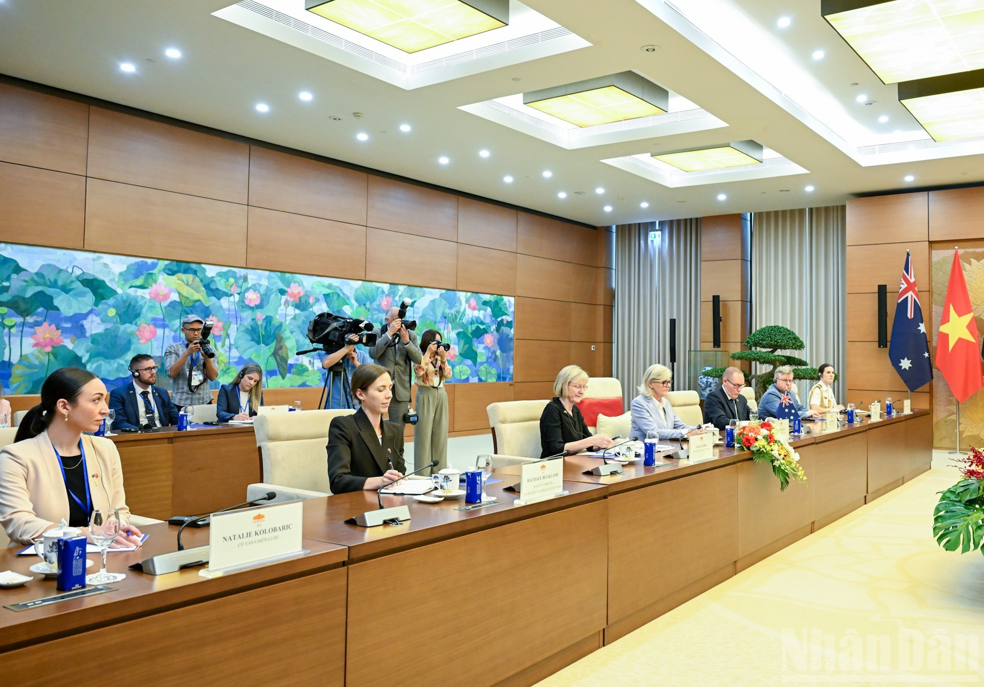 La delegación de Australia.